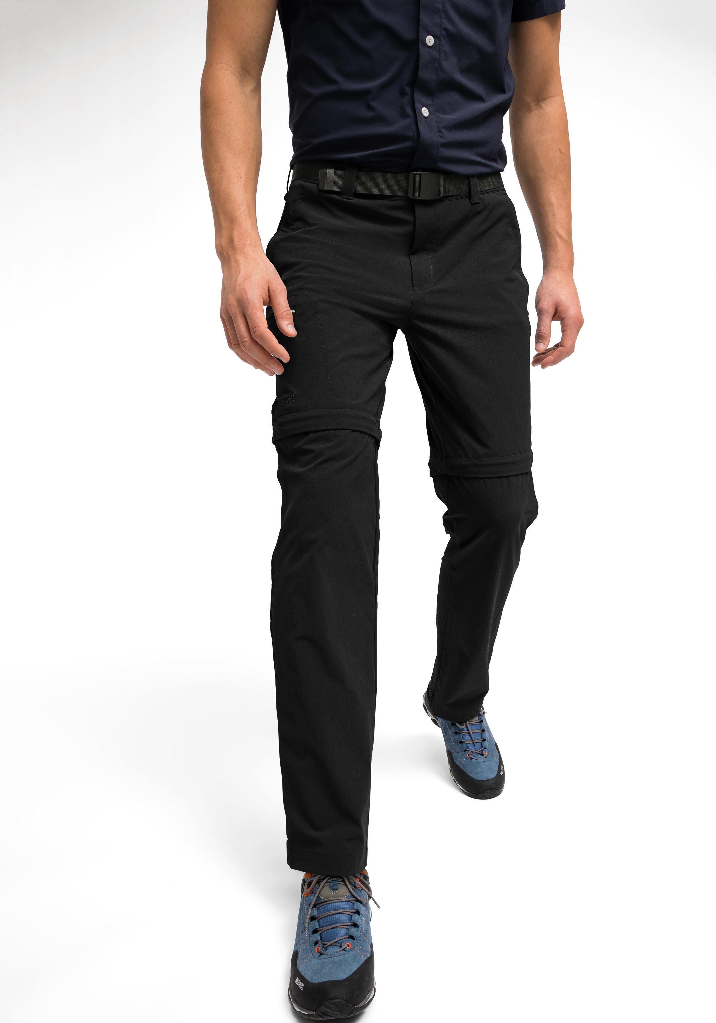 Maier Sports Functionele broek TAJO Heren wandelbroek, afritsbare outdoorbroek, 4 zakken, regular fit