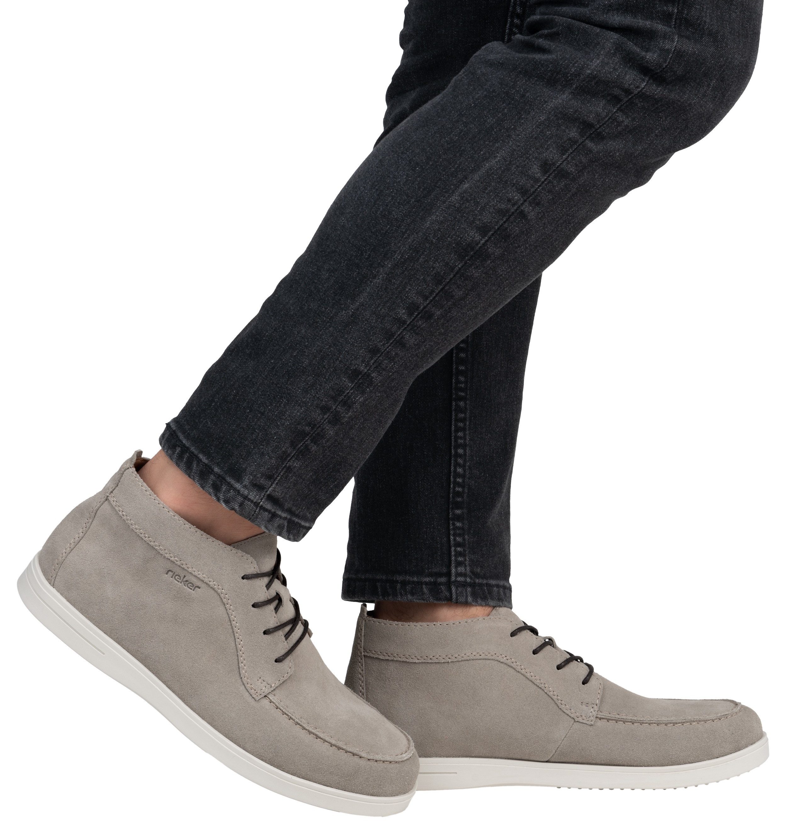Rieker Veterschoenen , enkellaarsjes, high-top sneaker, klassieke laarzen met leren binnenzool