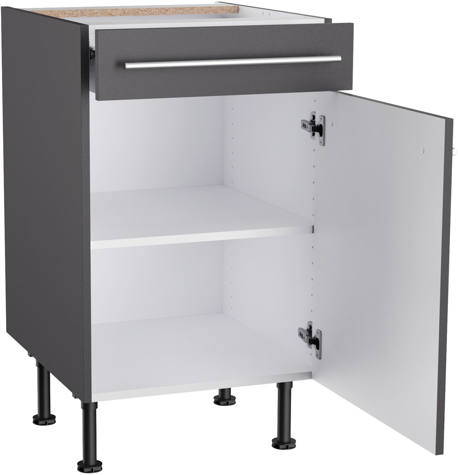 OPTIFIT Onderkast Bern2 Breedte 50 cm, 1 deur, 1 lade, 1 legplank
