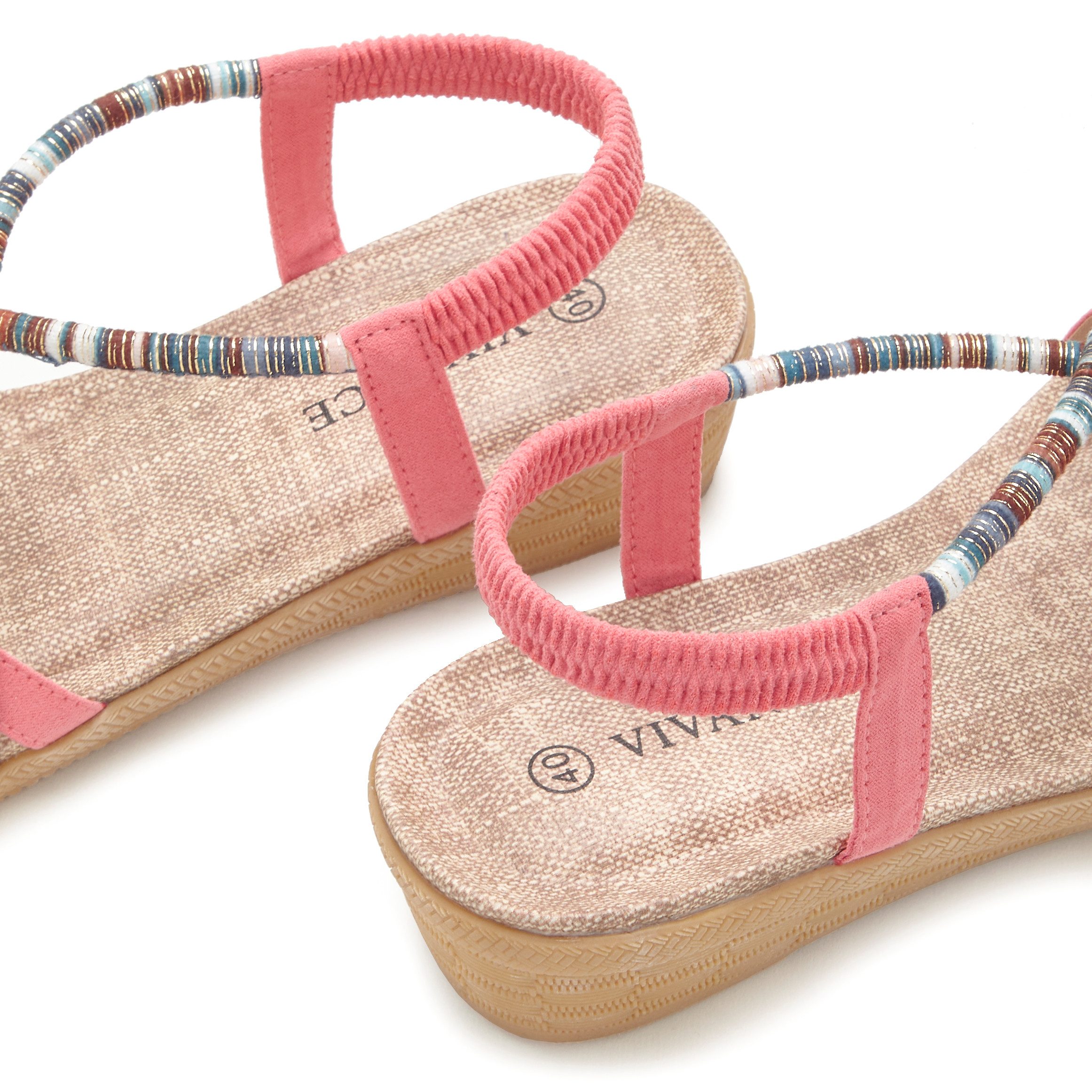 Vivance Sandalen Zomerschoen met subtiele sierdetails, sandaal, zomerschoen vegan