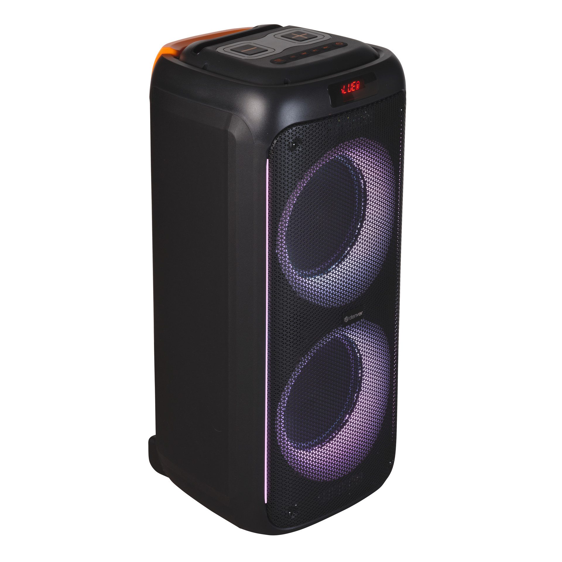 Denver Party-luidspreker BPS-458 met afstandsbediening en draadloze microfoon