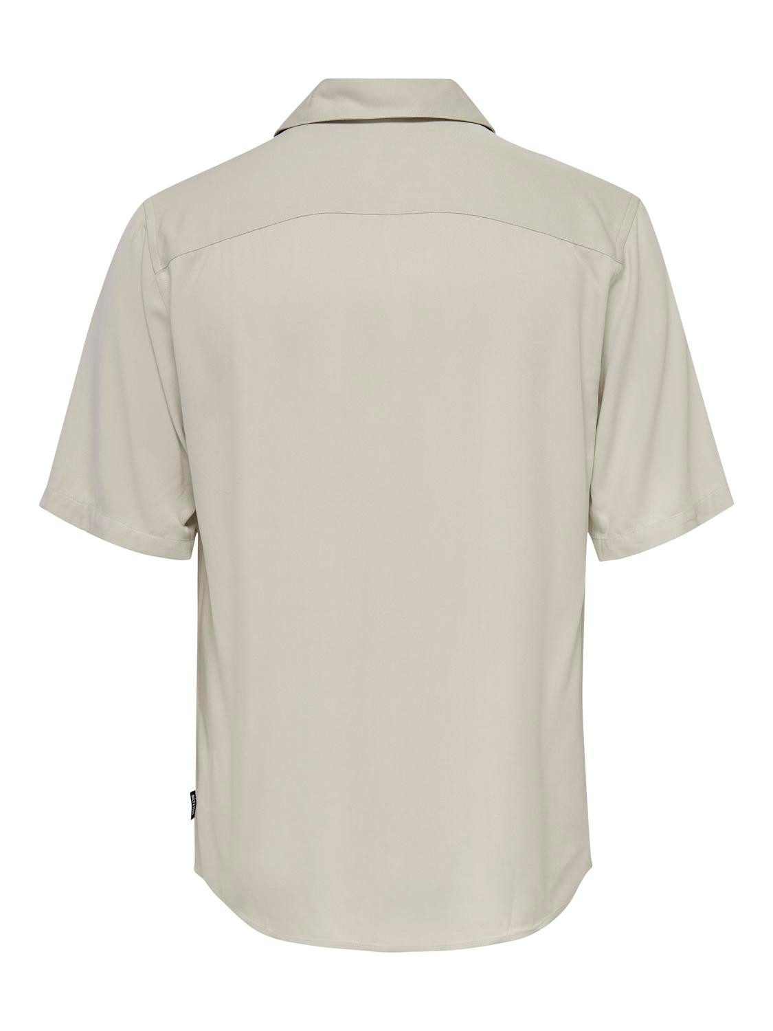 ONLY & SONS Overhemd met korte mouwen ONSDASH LIFE REG VISC RES SS SHIRT