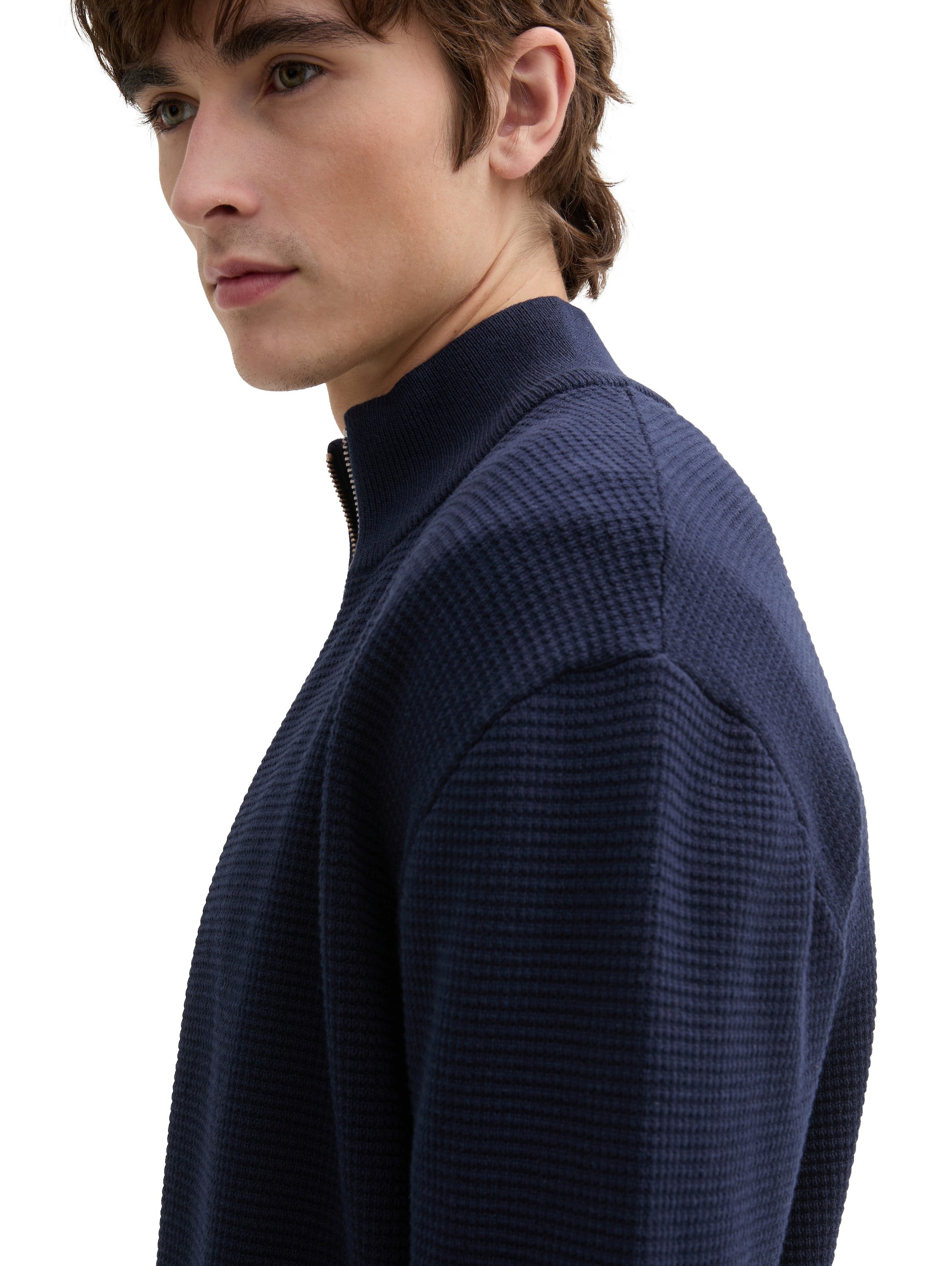 Tom Tailor Denim Vest met opstaande kraag