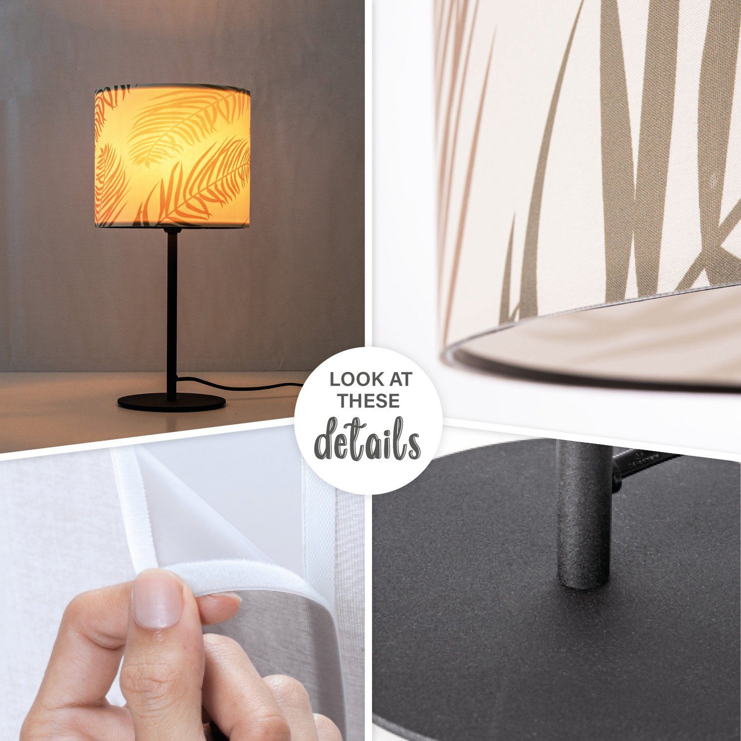 Paco Home Tafellamp Kuba 123 Schrijf nacht leeslamp kamer woonkamer jungle