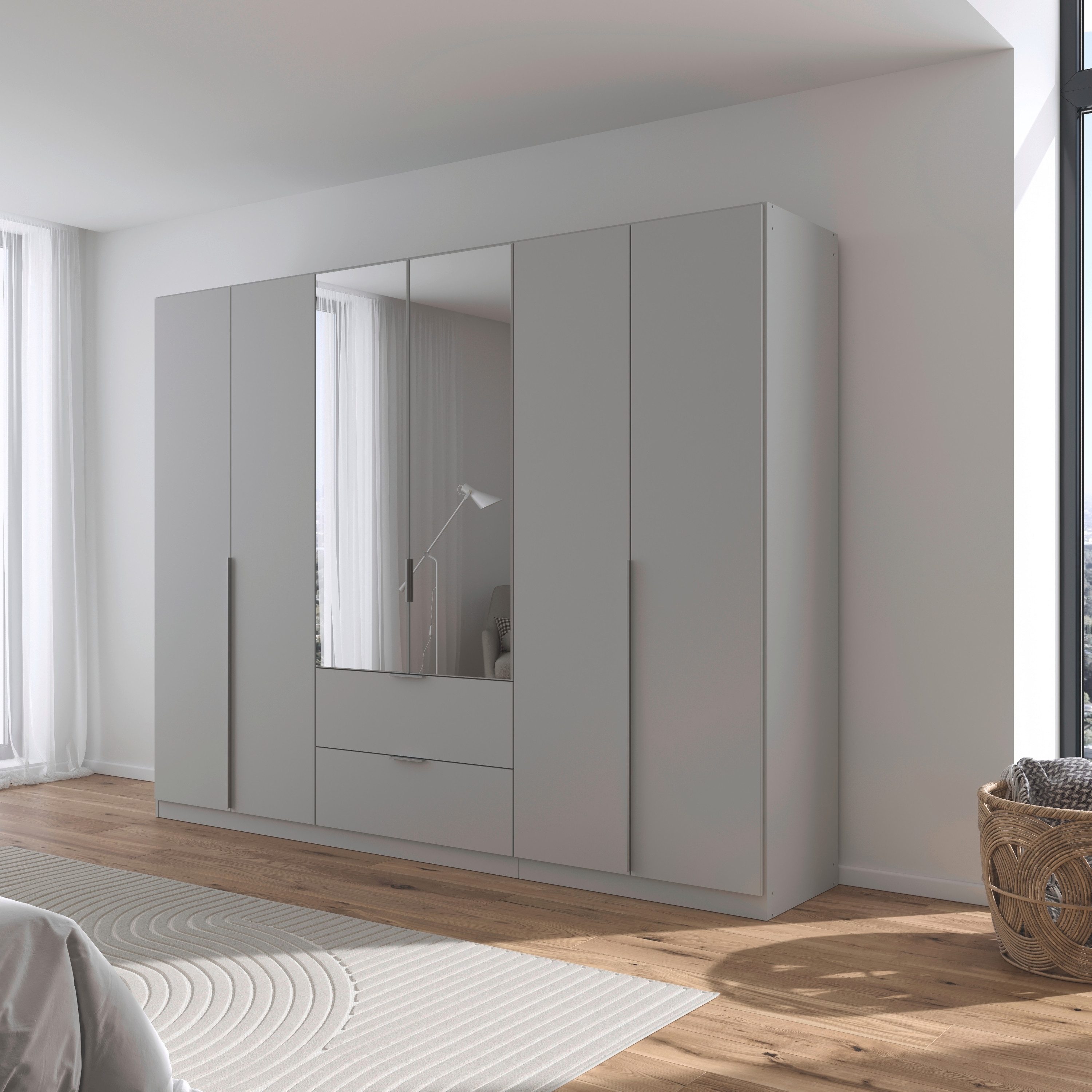 rauch Draaideurkast Kledingkast kast garderobe AGORDO met decor- of hoogglansfront