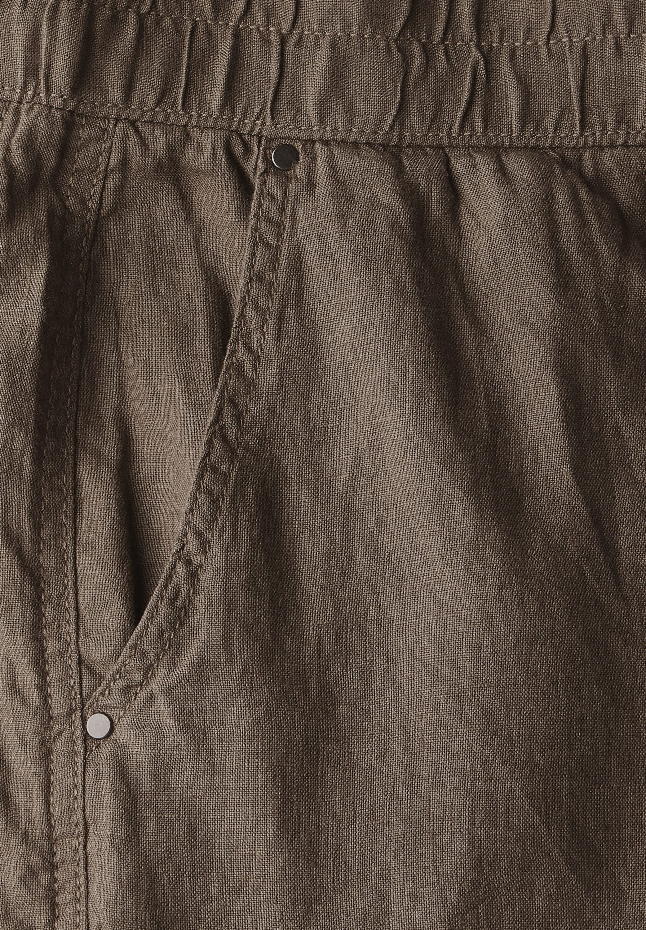 STREET ONE Linnen broek Style Bonny in cargo-look