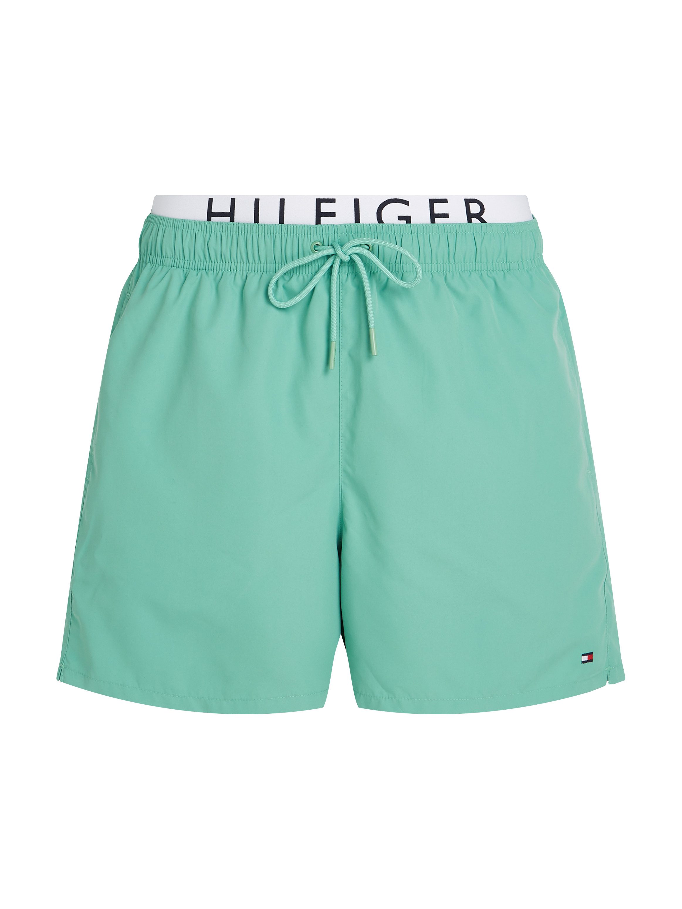 Tommy Hilfiger Swimwear Zwemshort MEDIUM DRAWSTRING DW met bindband, met logo-opdruk