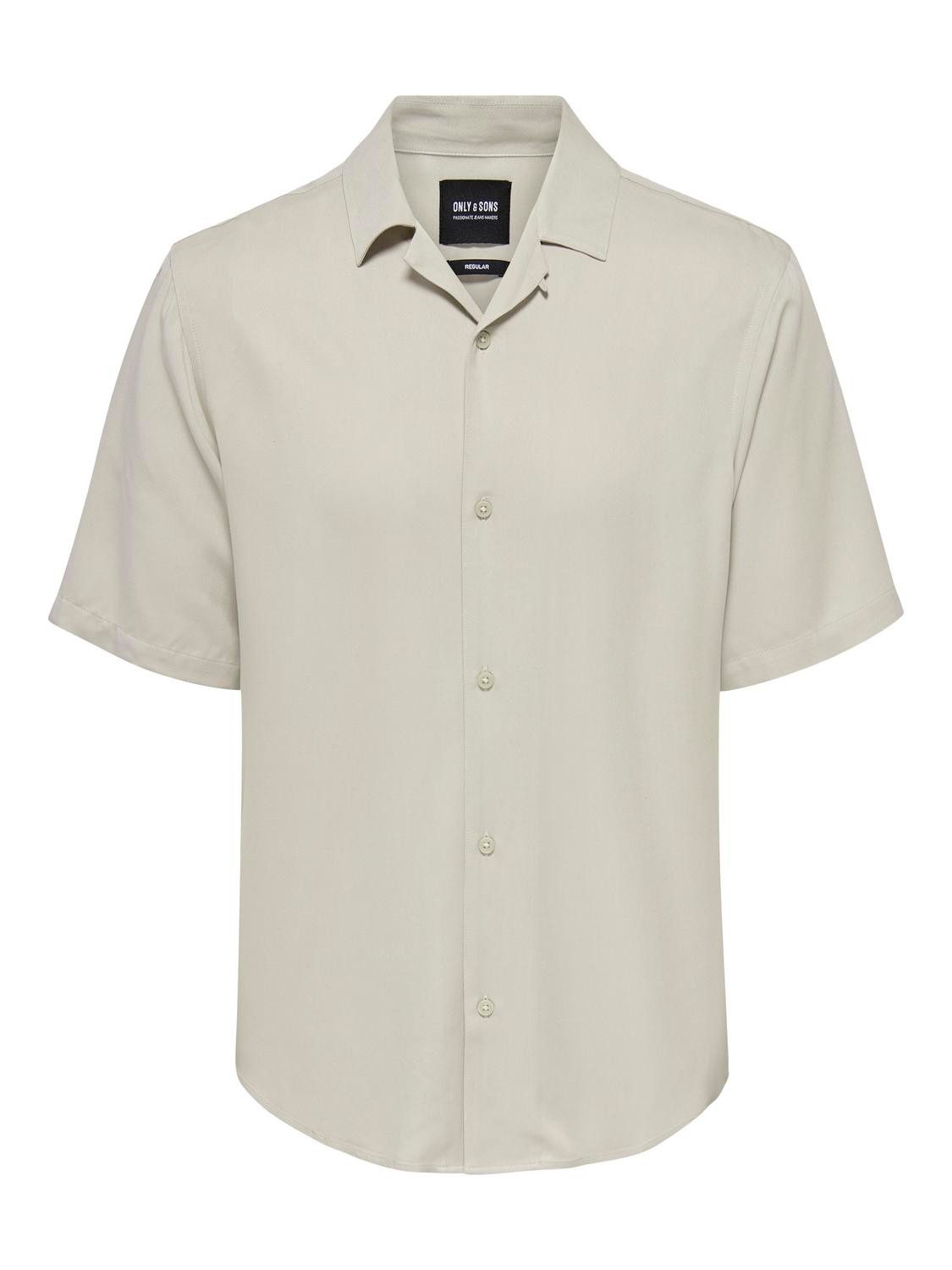 ONLY & SONS Overhemd met korte mouwen ONSDASH LIFE REG VISC RES SS SHIRT