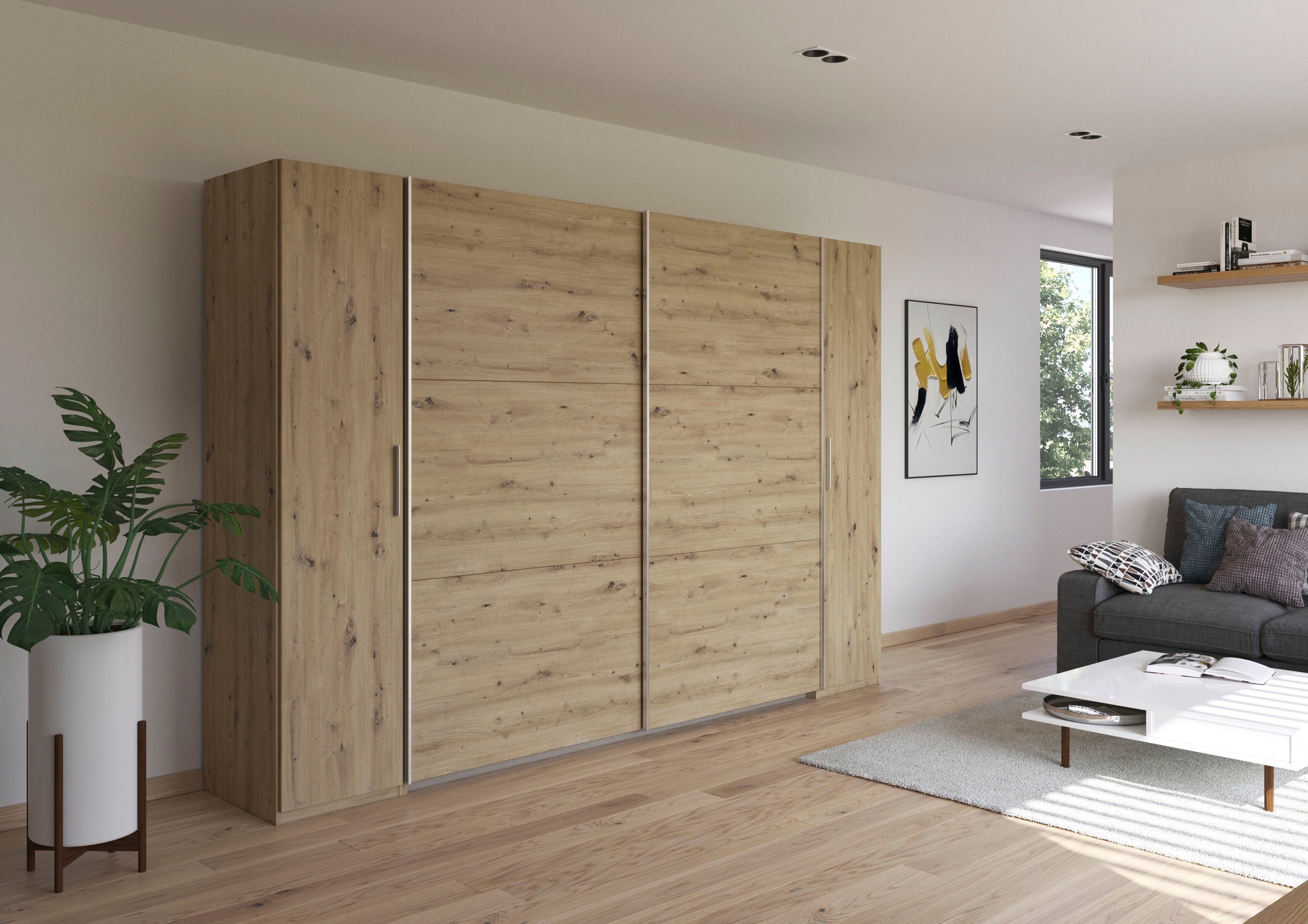 rauch Zweefdeurkast Kledingkast draaideurkast kast garderobe KRONACH TOPSELLER met draaideuren en schuifdeuren en veel legplanken made in germany