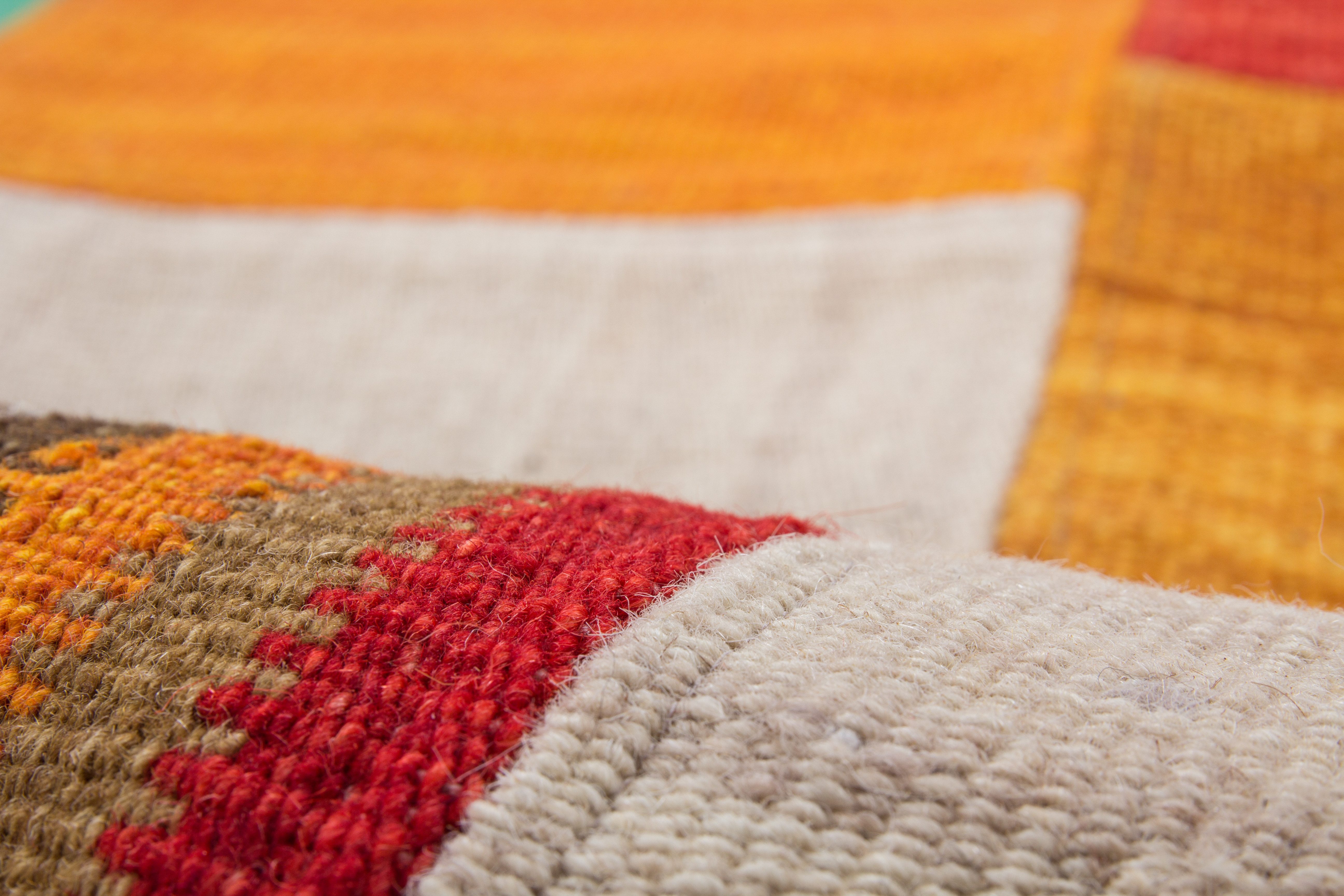 Kayoom Vloerkleed Radical 210 Handgeweven jacquard-kilim, hoogwaardige materiaalcombinatie