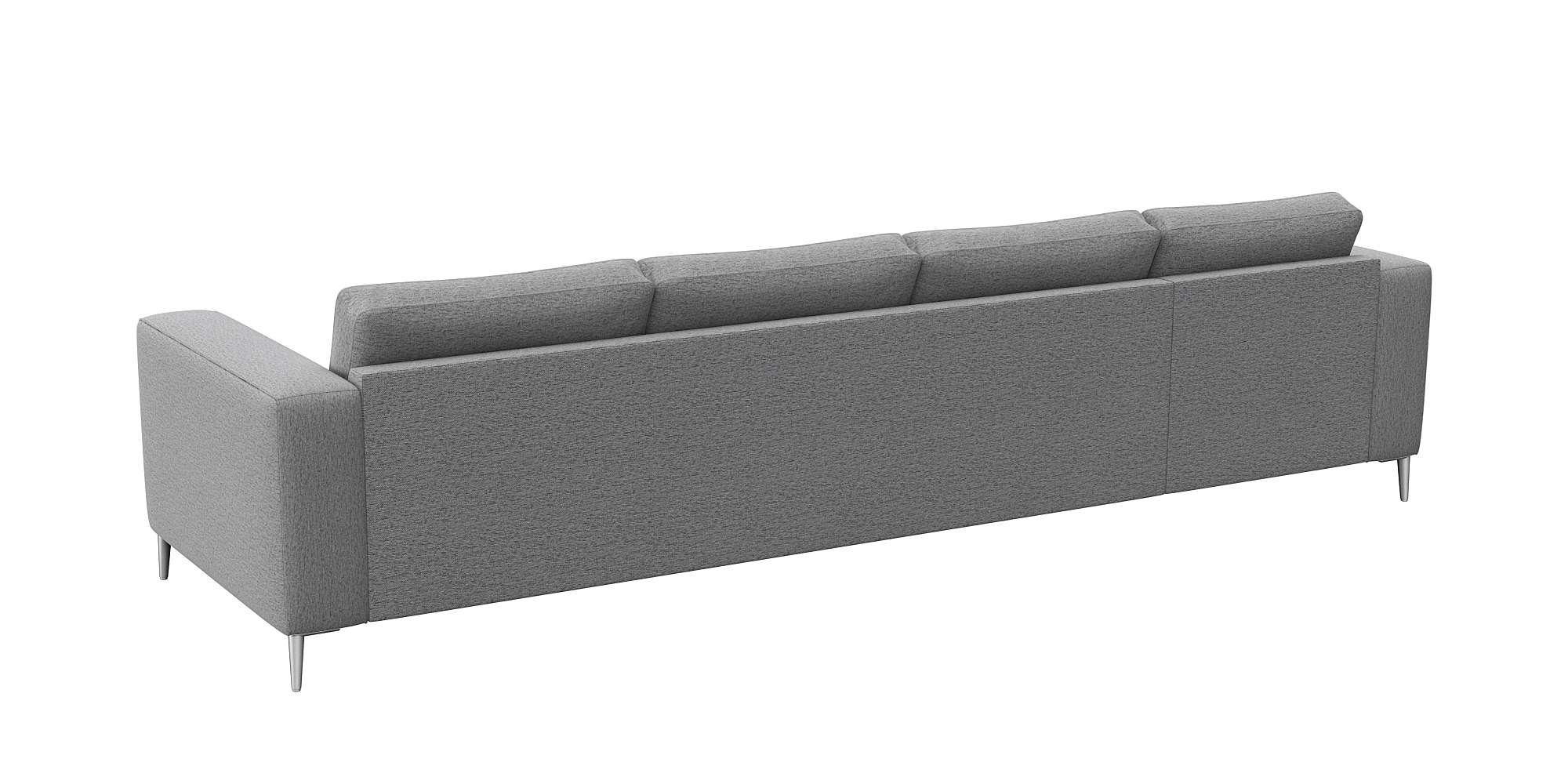 FLEXLUX Hoekbank Fiore, super zitcomfort door koudschuim in de zitting, L-vorm