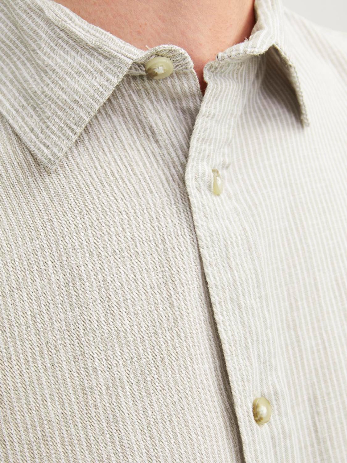 Jack & Jones Overhemd met lange mouwen JJESUMMER LINEN BLEND SHIRT LS SN