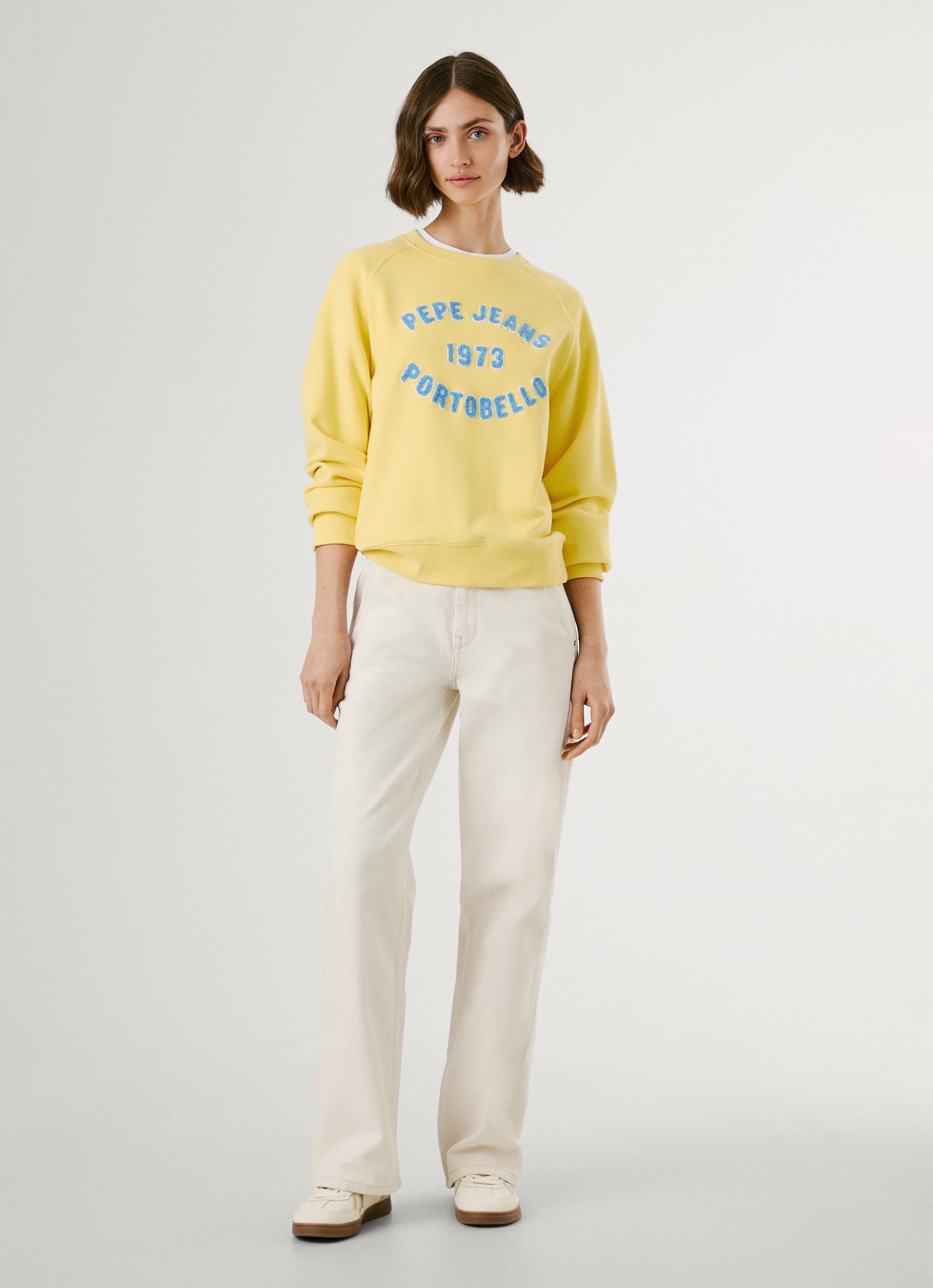 Pepe Jeans Sweatshirt Baia Ronde hals, katoenmix