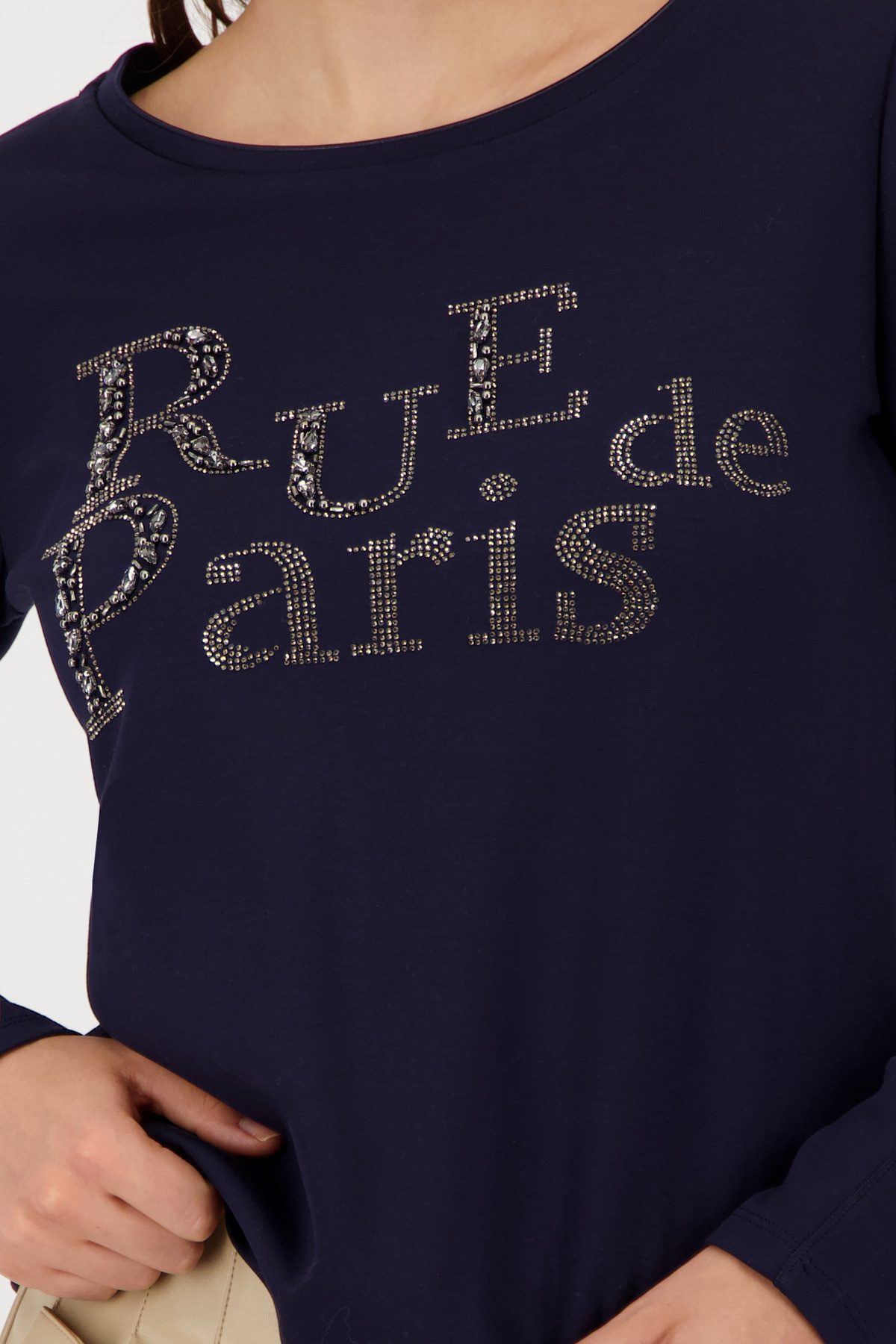 Monari Sweatshirt sieraden schrift