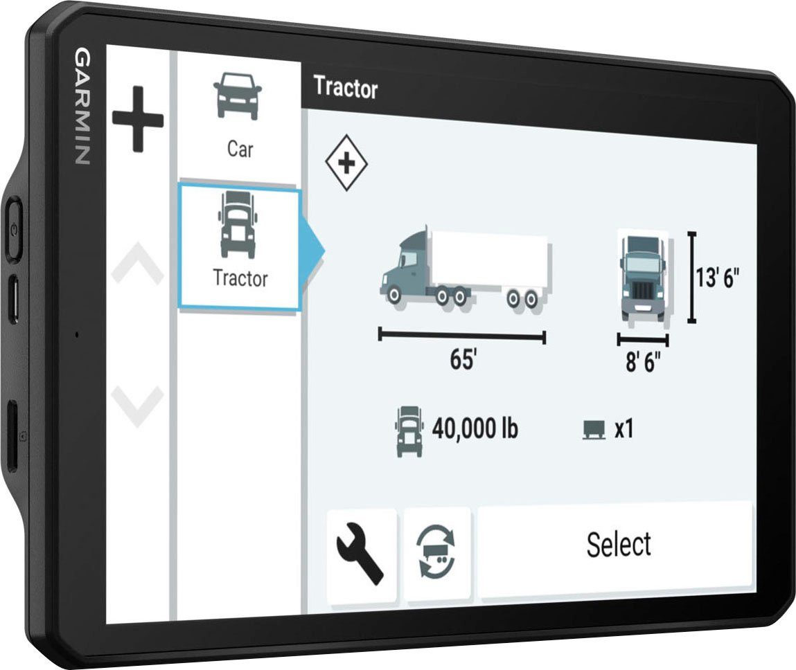 Garmin Navigatiesysteem voor vrachtwagens Dezl LGV810 EU, MT-D, GPS (1 stuk)