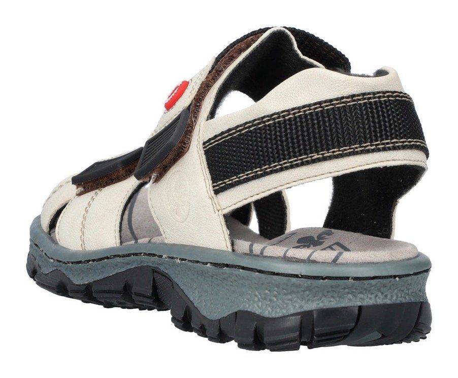 Rieker Sandalen zomerschoen, outdoorschoen, sleehak, in trekkinglook