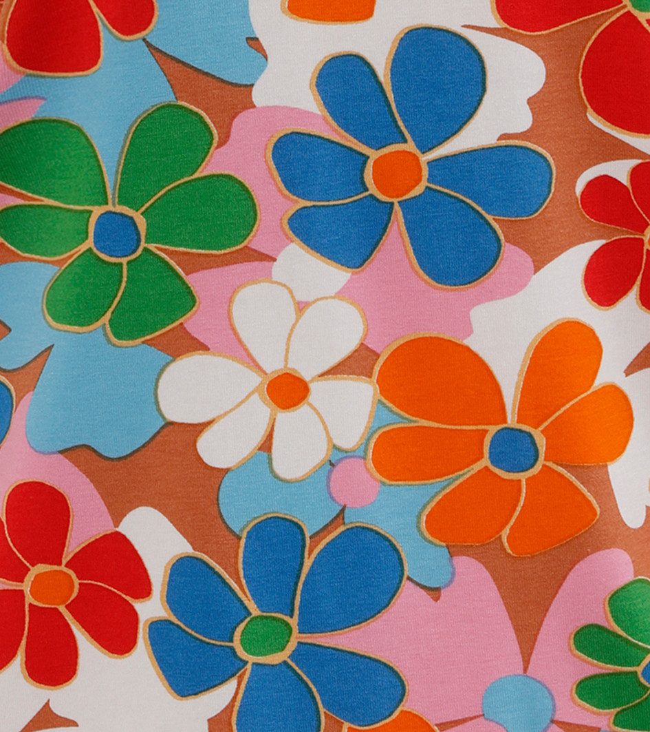 Aniston SELECTED Shirt met lange mouwen met cut-out en kleurrijke bloemenprint - nieuwe collectie