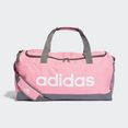 adidas performance sporttas essentials logo duffelbag medium roze