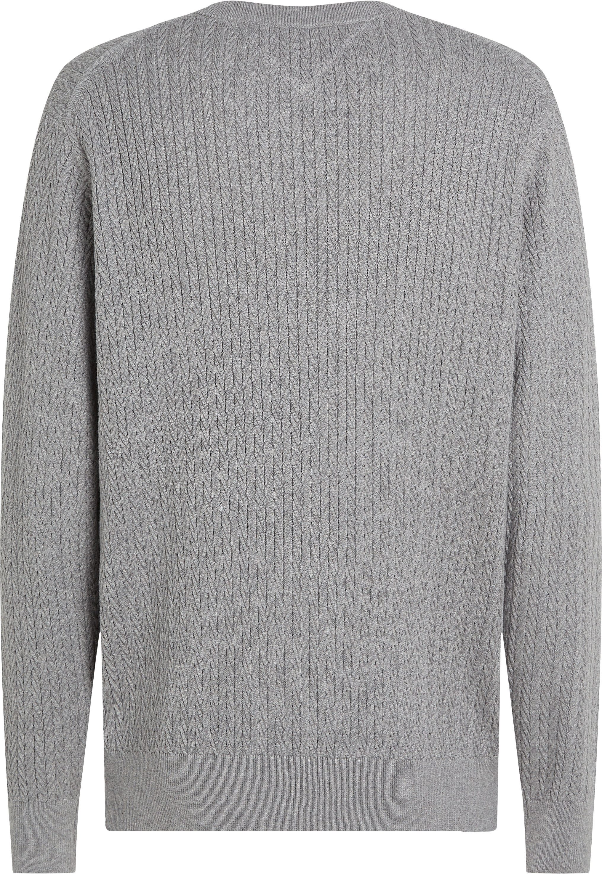 Tommy Hilfiger Gebreide trui HERRINGBONE STRUCTURE C NK