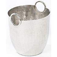 lambert wijn- en sektkoeler "paarl" 1-delig, aluminium, met de hand gehamerd, oe 22,5 cm (1-delig) zilver
