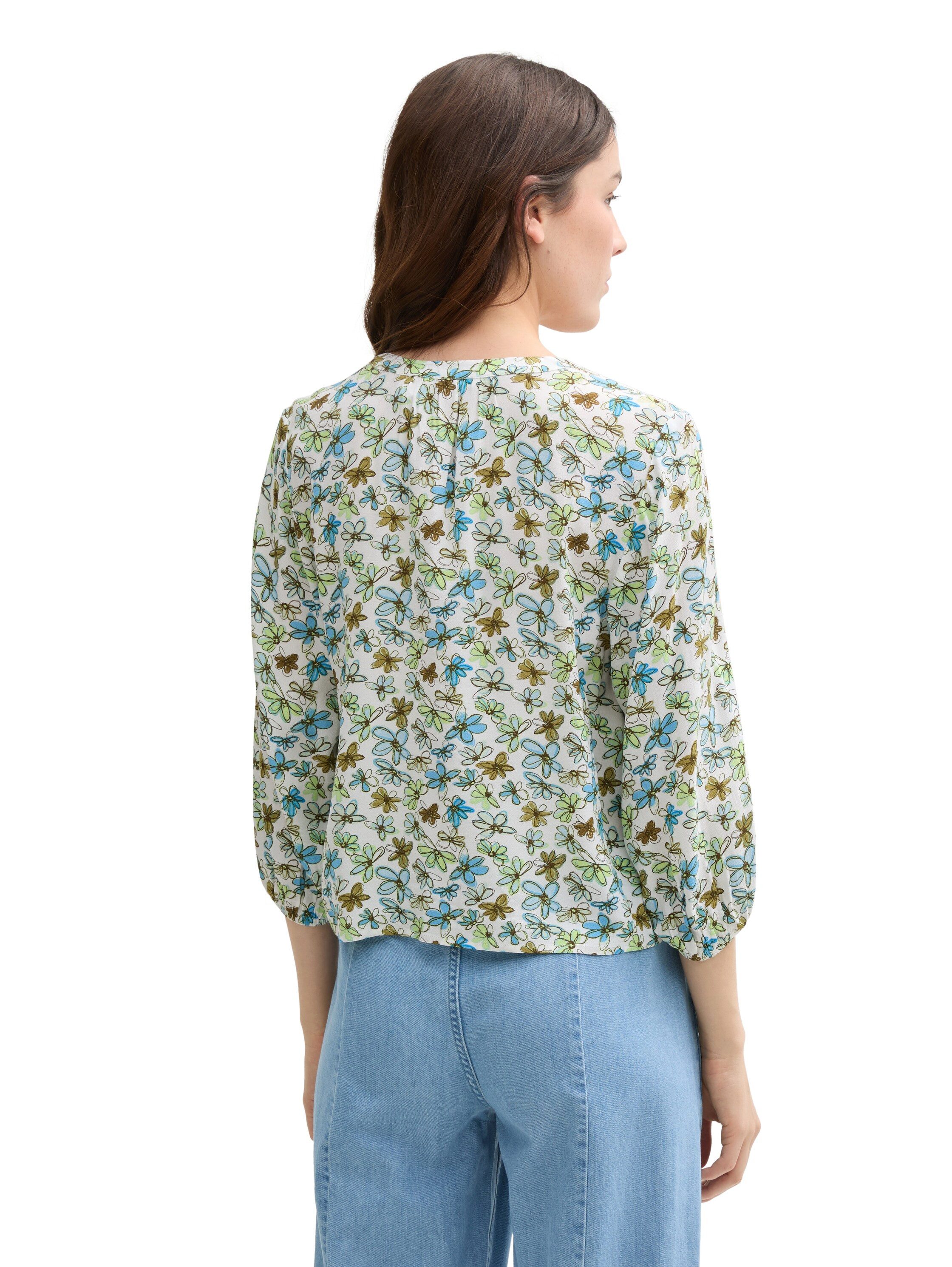 Tom Tailor Denim Klassieke blouse met print all-over