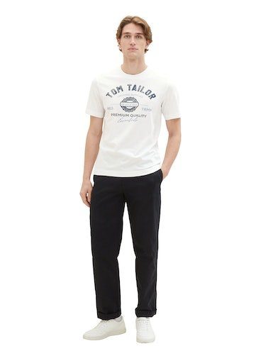 Tom Tailor T-shirt met grote logo-frontprint
