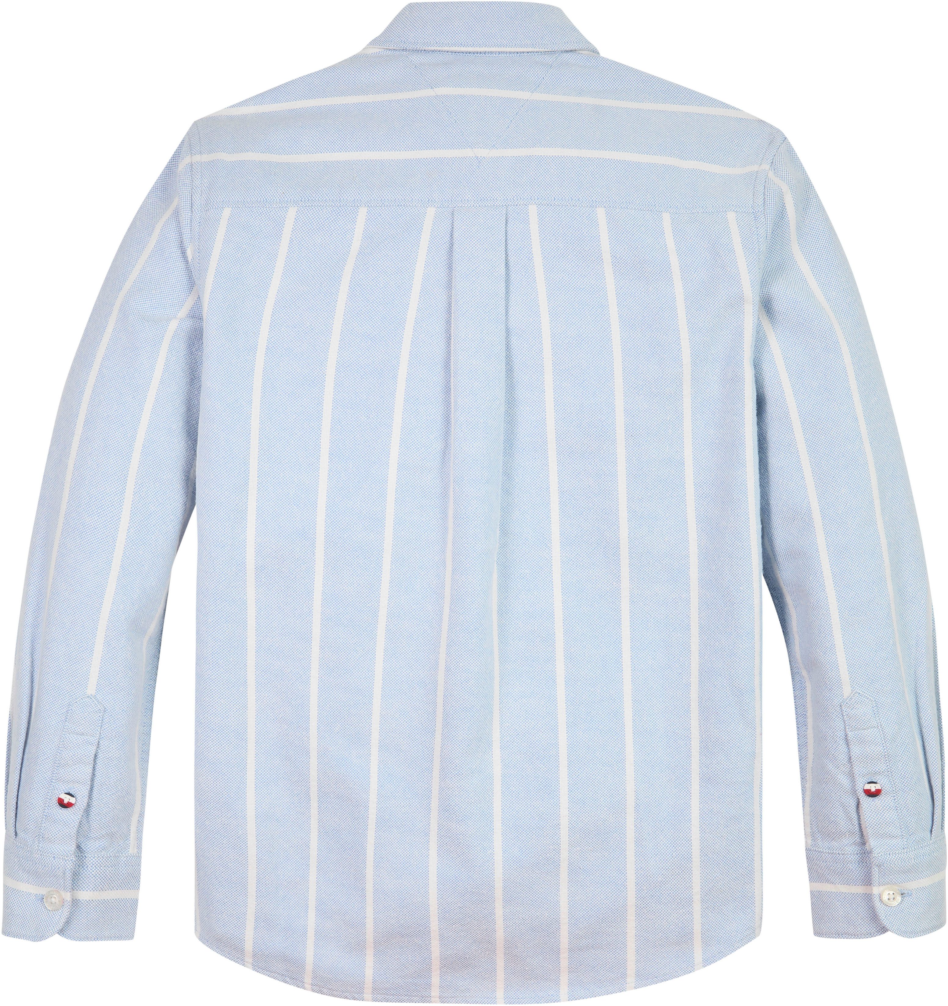Tommy Hilfiger Overhemd met lange mouwen MONOTYPE STRIPES SHIRT LS Kinderen tot 16 jaar met logo-opdruk