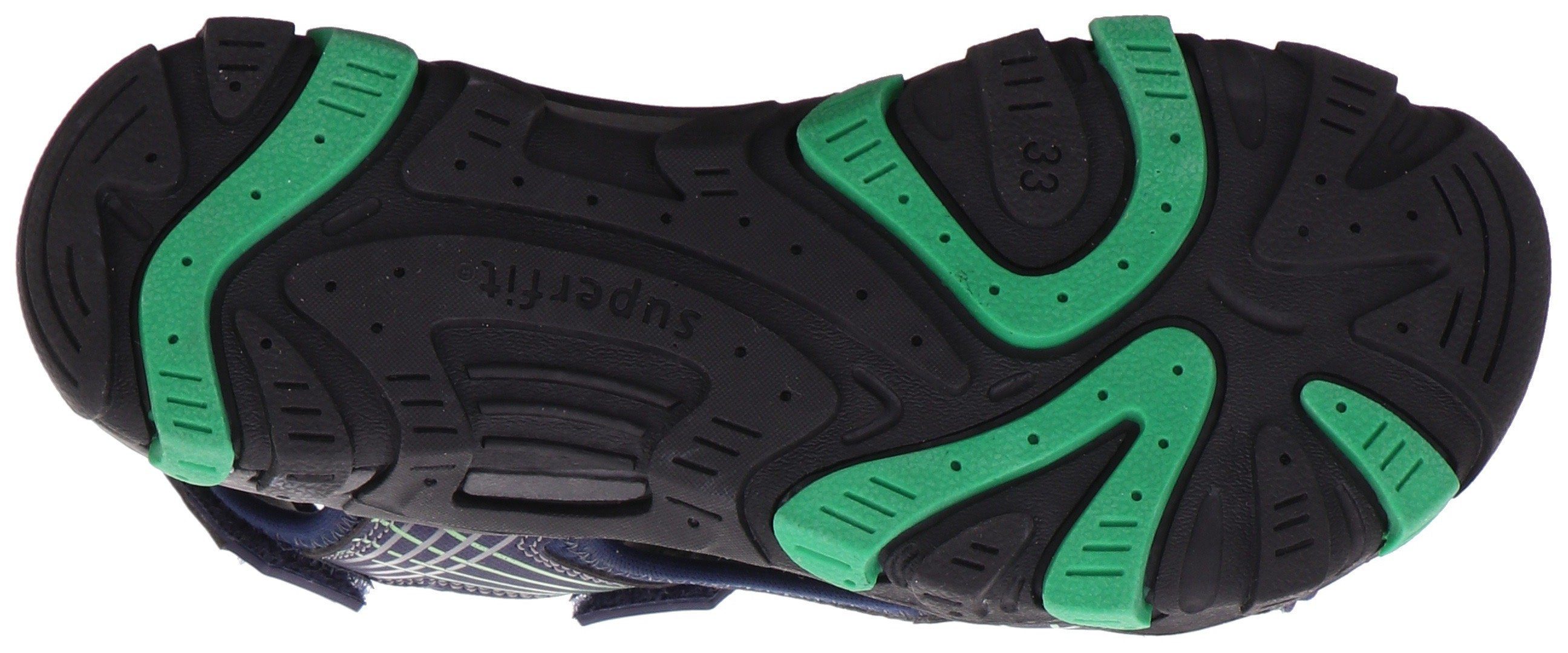 Superfit Sandalen OCEAN KOMBI HENRY , zomerschoen, klittenbandschoen, outdoorschoen, met 3 klittenbandsluitingen