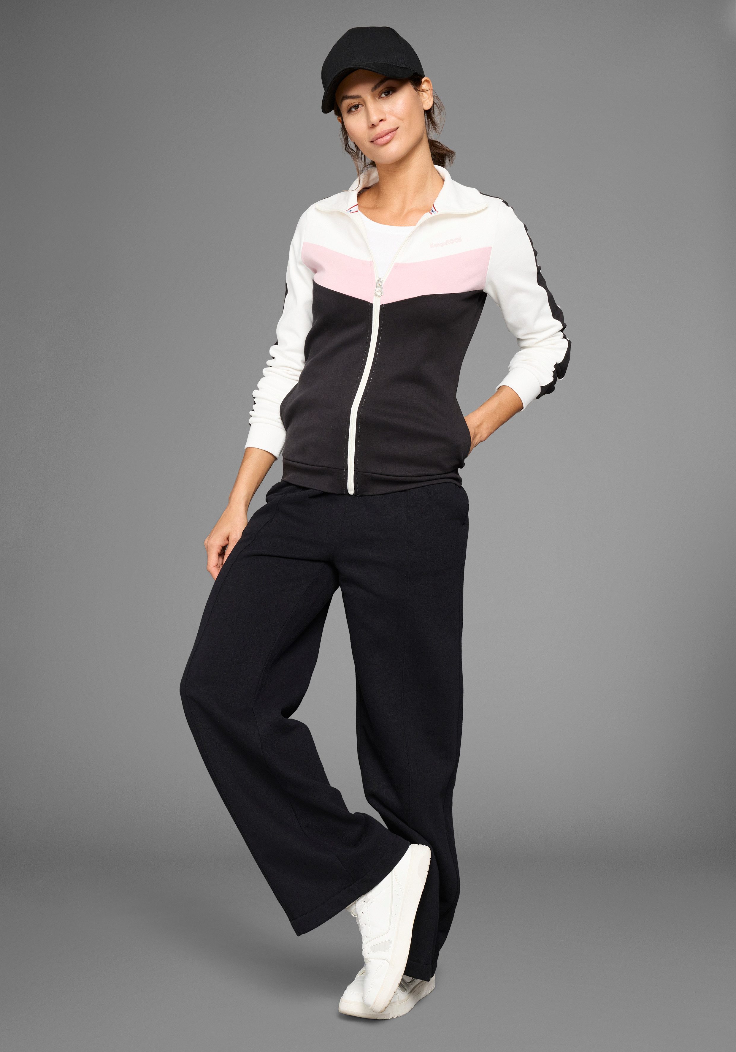 KangaROOS Sweatvest in sportieve colorblock