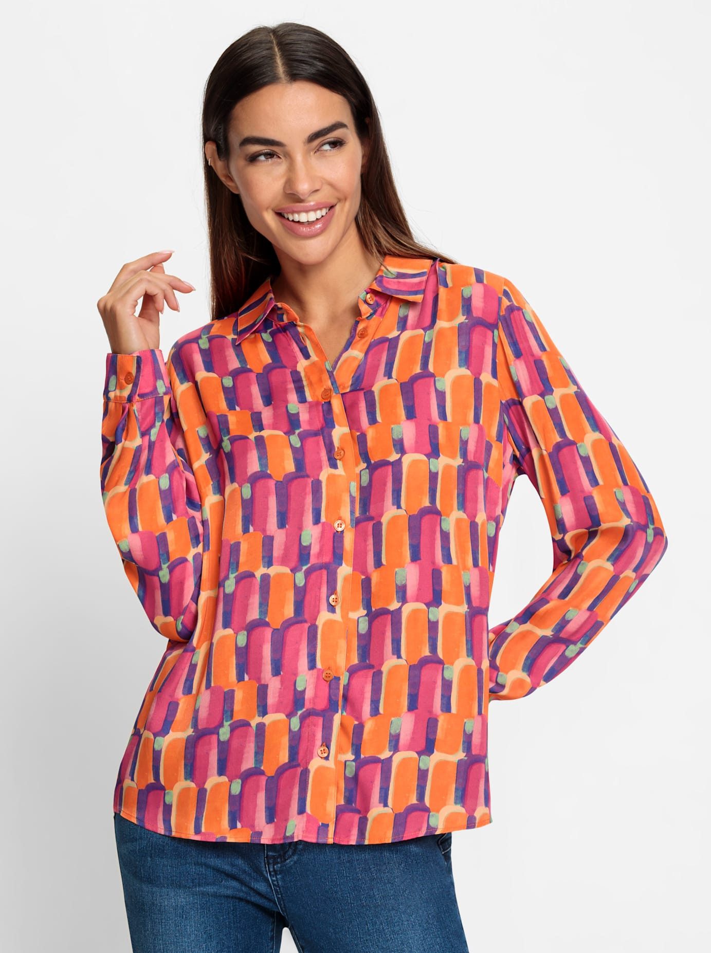 Heine Gedessineerde blouse