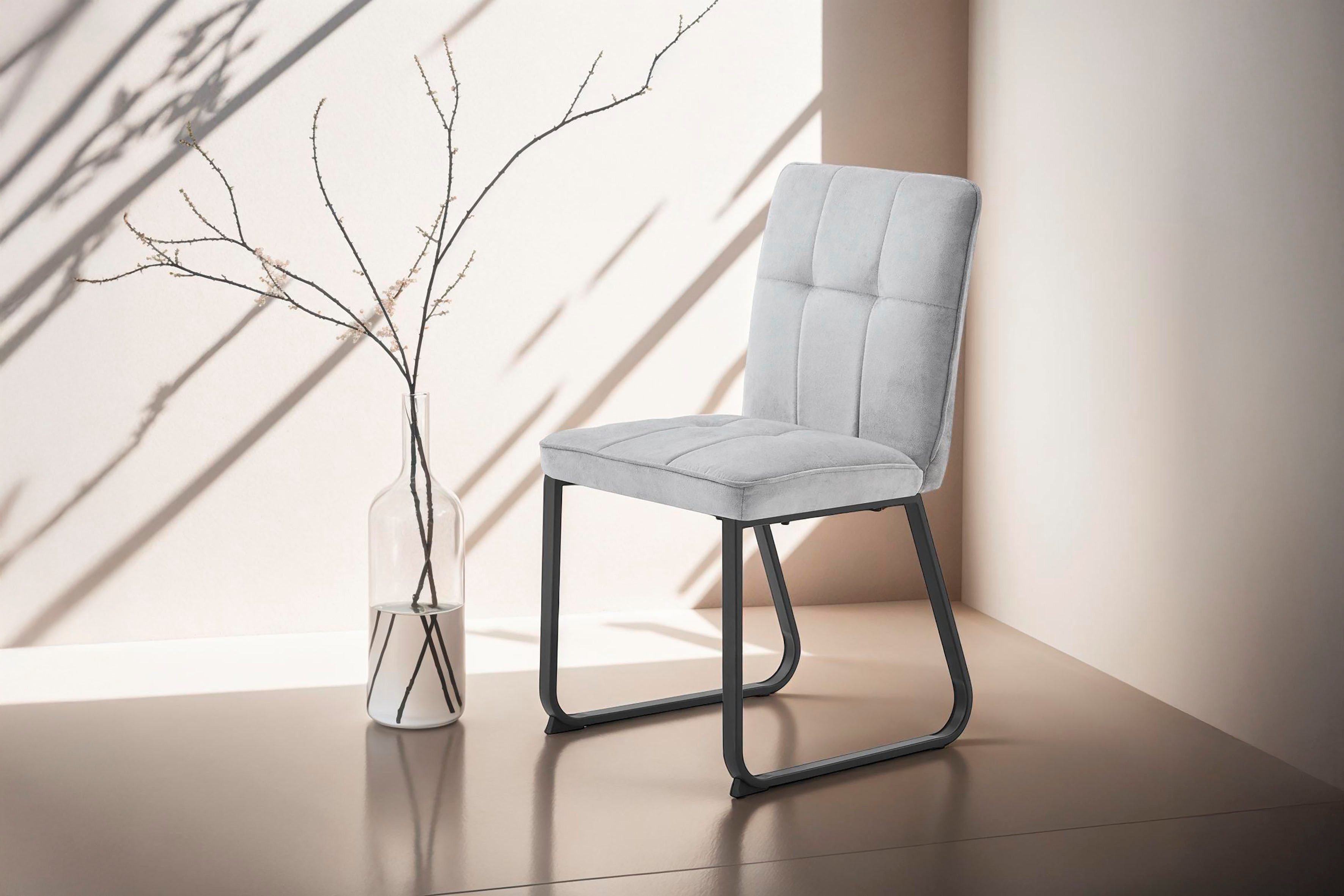 byLIVING Eetkamerstoel Talea Nosag-vering in de zitting, cord stof (set, 2 stuks)