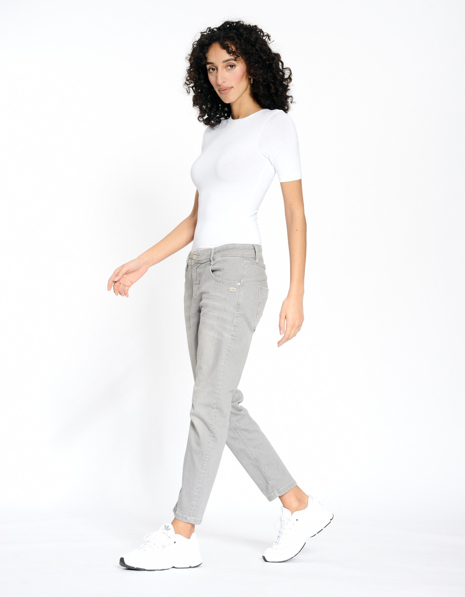 GANG Relax fit jeans 94AMELIE CROPPED in 5-pocket-stijl