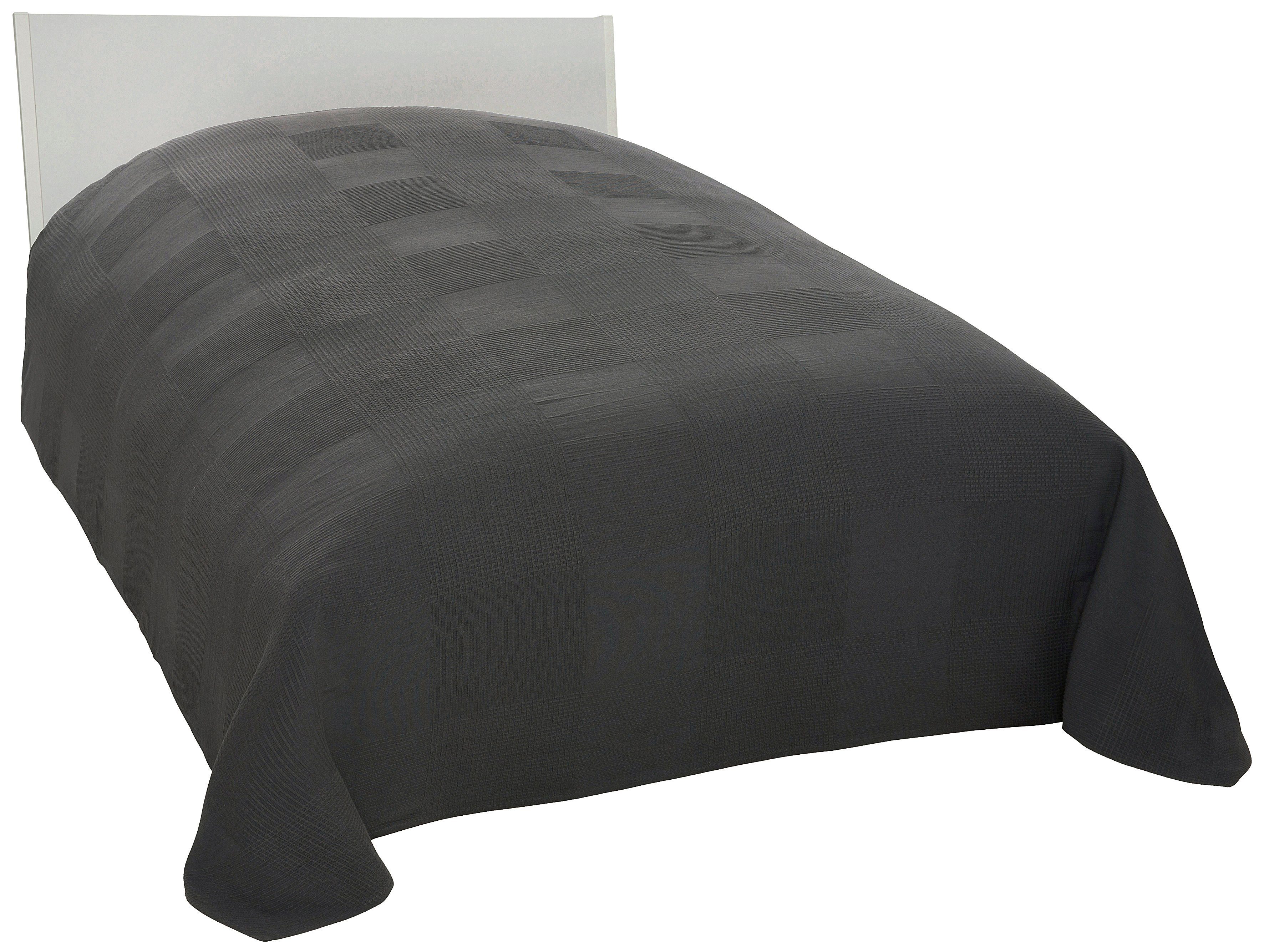 my home Sprei Mira lichte sprei van 100% katoen, uni foulard, zonder vulling
