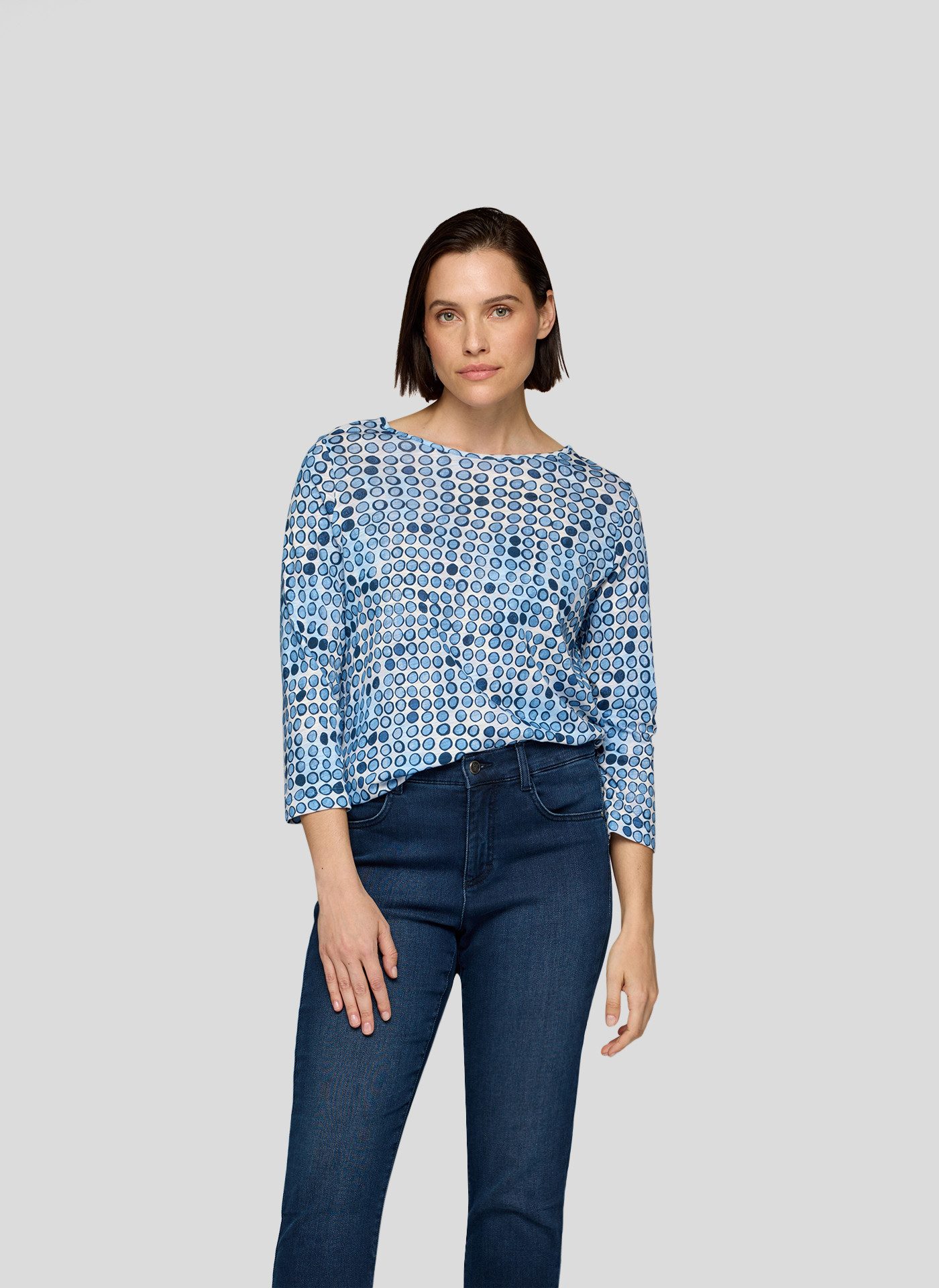 Rabe Shirt met 3/4 mouwen met print all-over