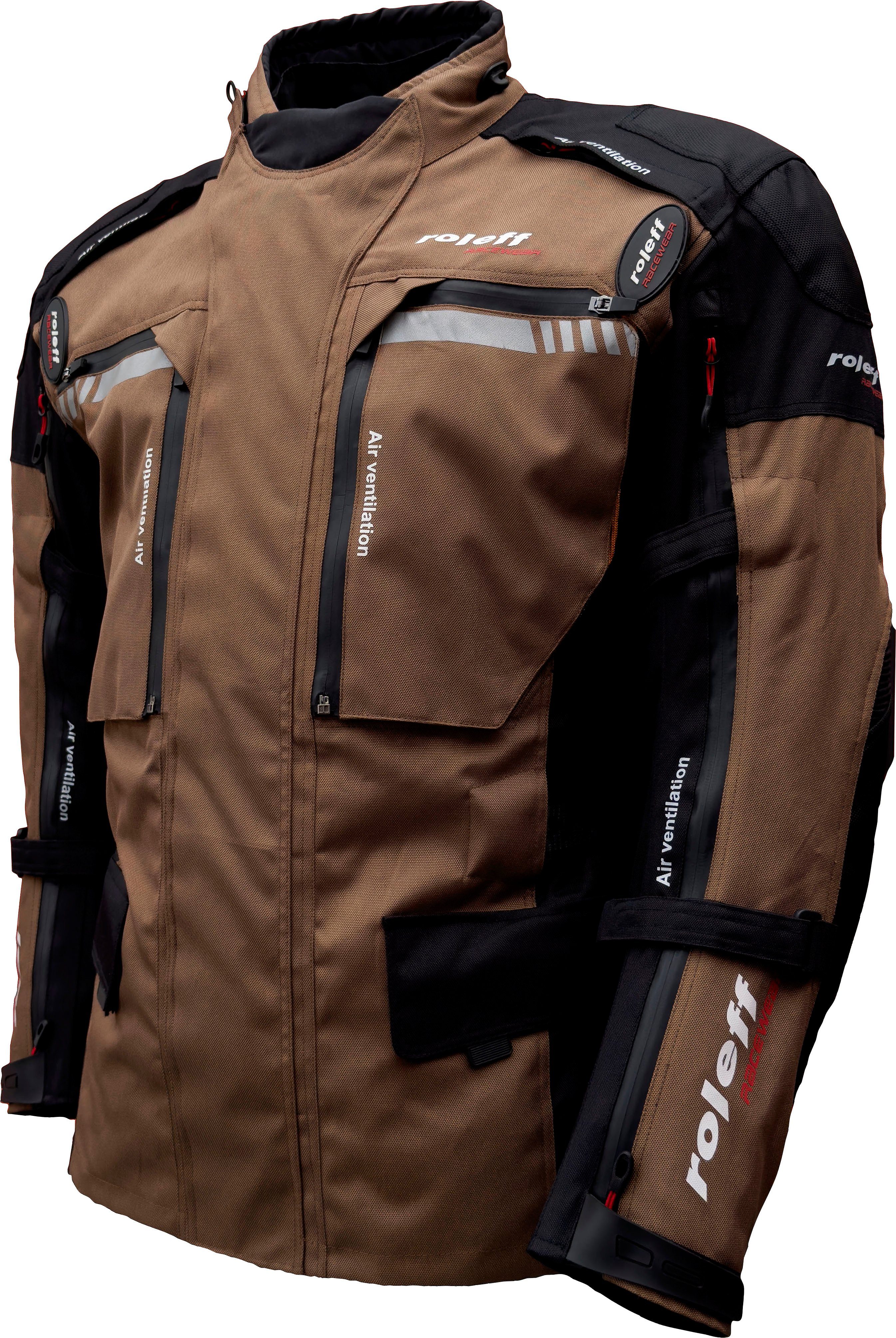 roleff Bikerjack Enduro met beschermers, optimale ventilatie