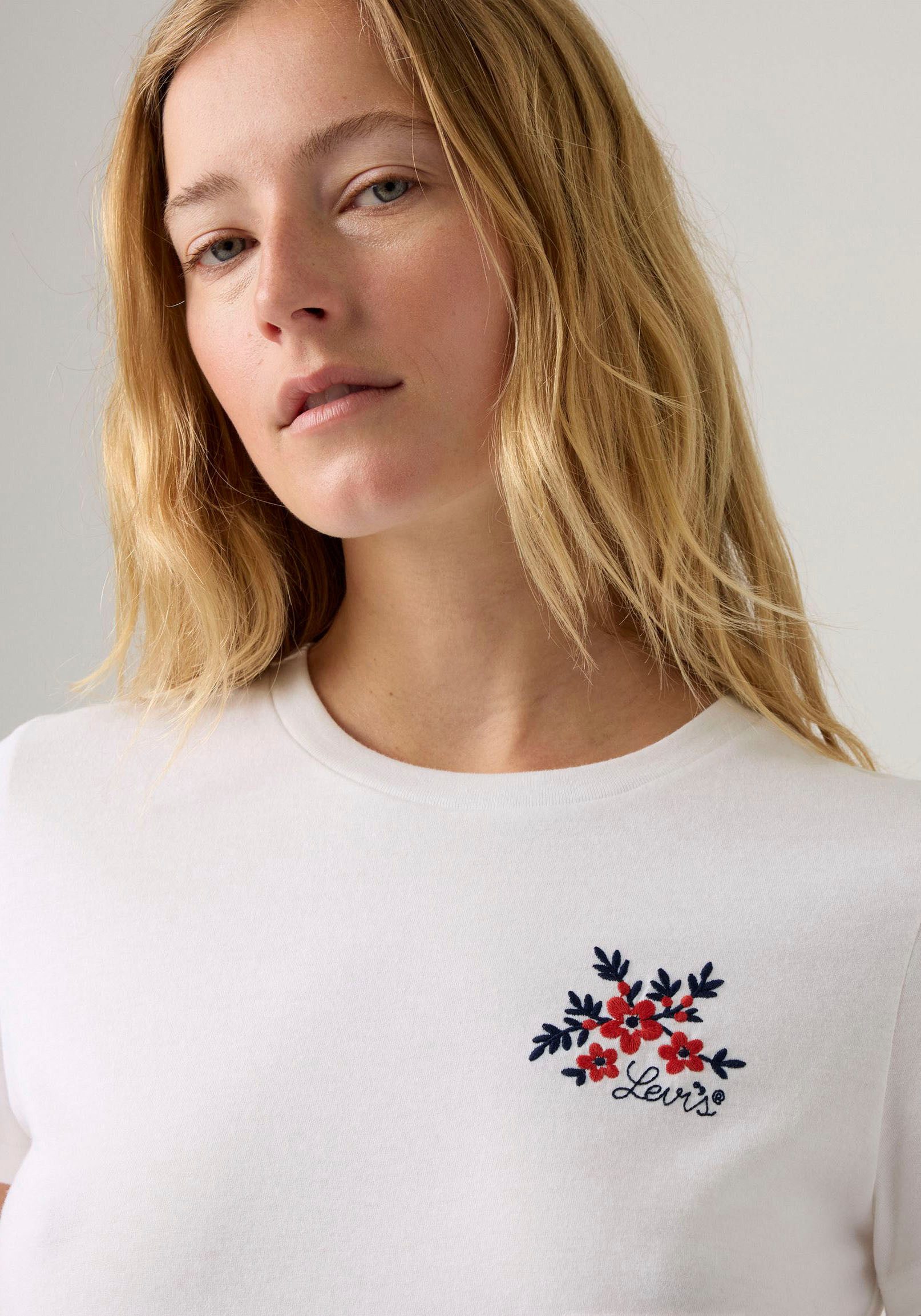 Levi's® T-shirt The Perfect Tee met batwing-logoprint