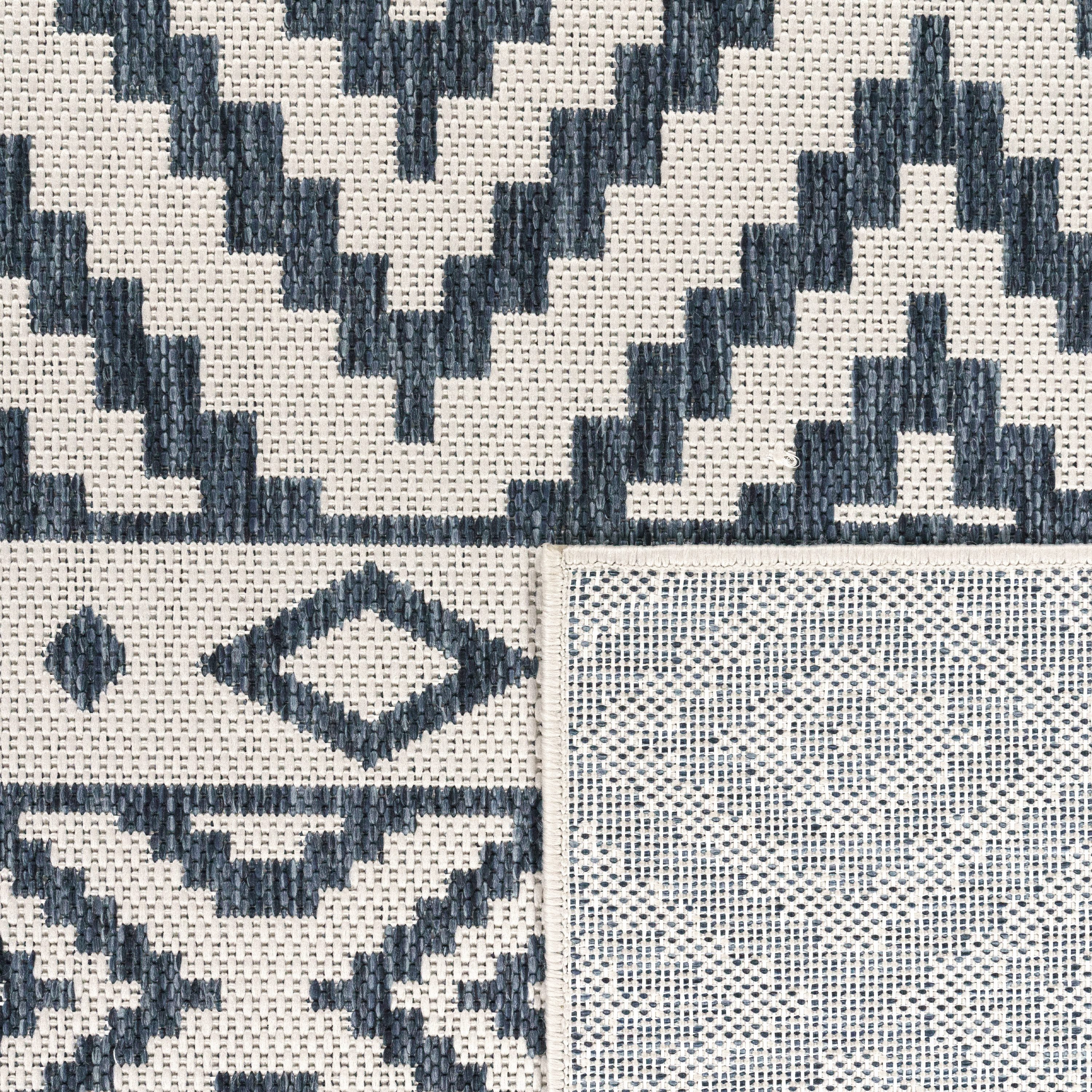 Paco Home Vloerkleed Coco 201 Platweefsel, ruitdesign, geschikt voor binnen en buiten, woonkamer