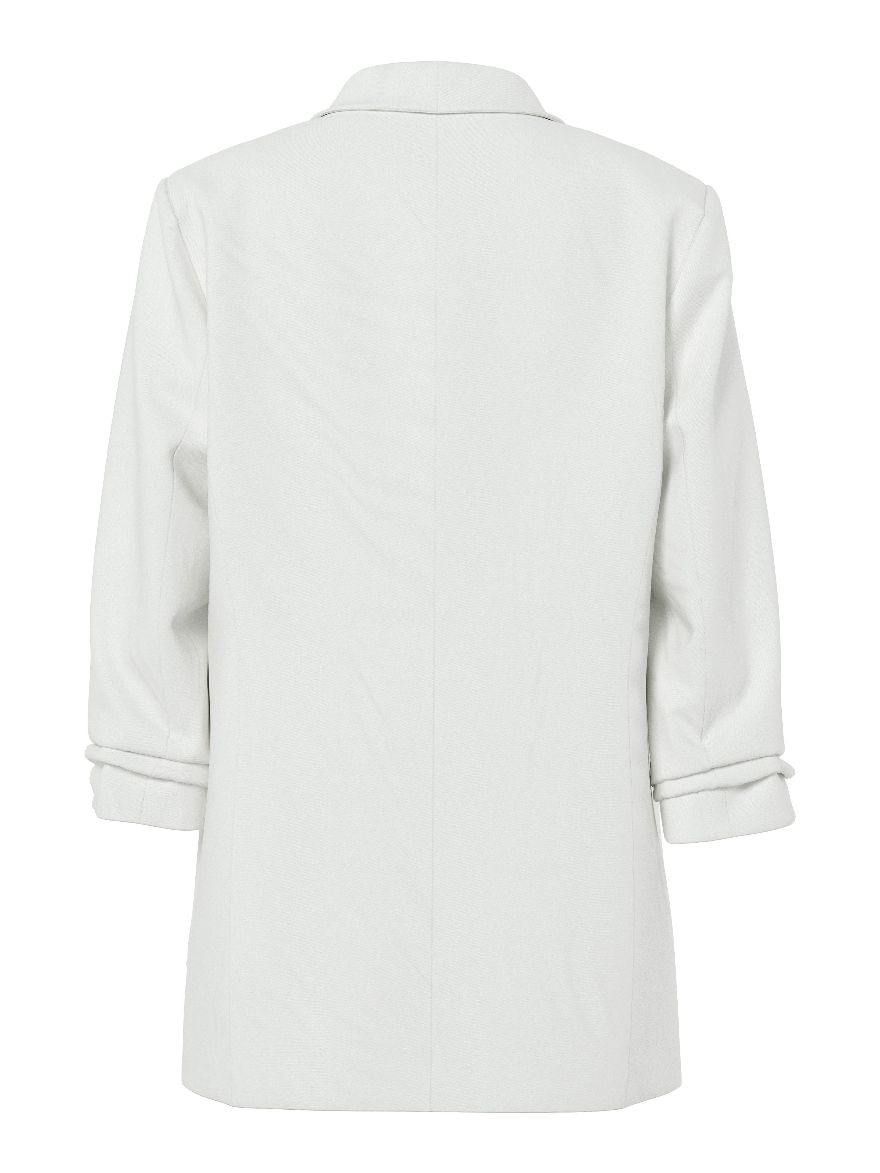 pieces Blouseblazer PCBOSELLA 3/4 BLAZER NOOS met plooidetail op de mouw