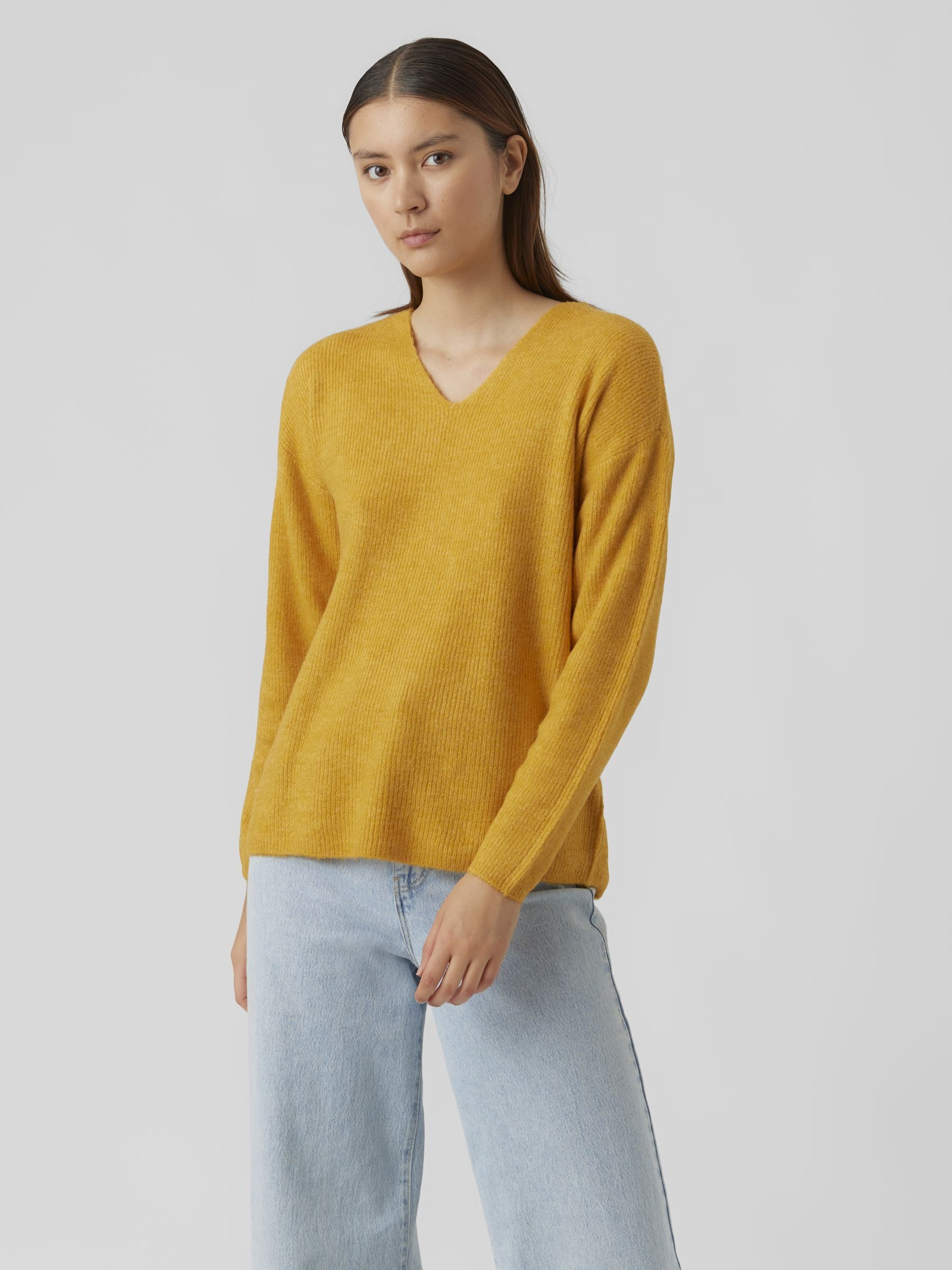 Vero Moda Trui met V-hals VMCREWLEFILE LS V-NECK BLOUSE NOOS