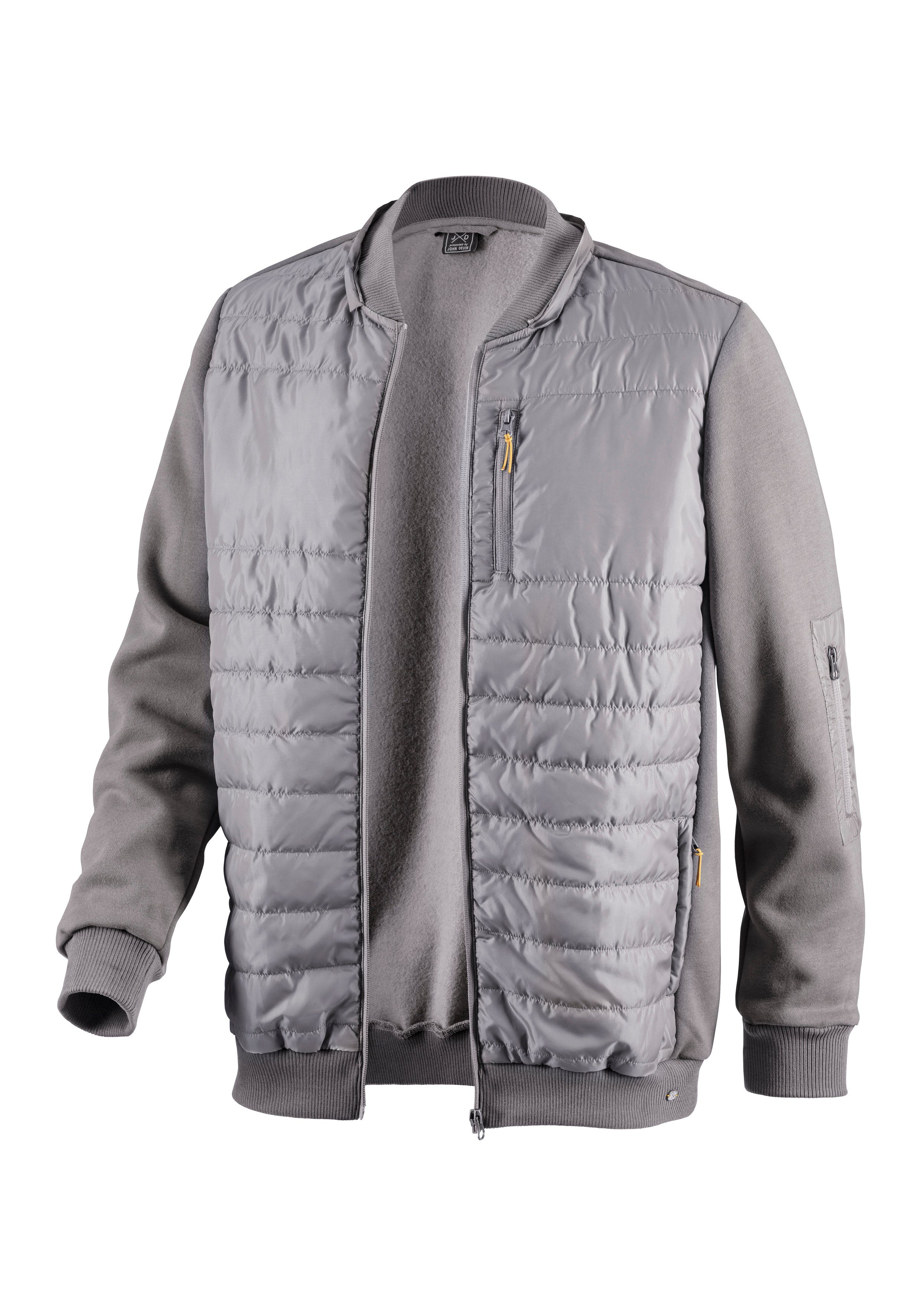 H.I.S Capuchonsweatvest in het voorste gedeelte gestikt, met afneembare capuchon