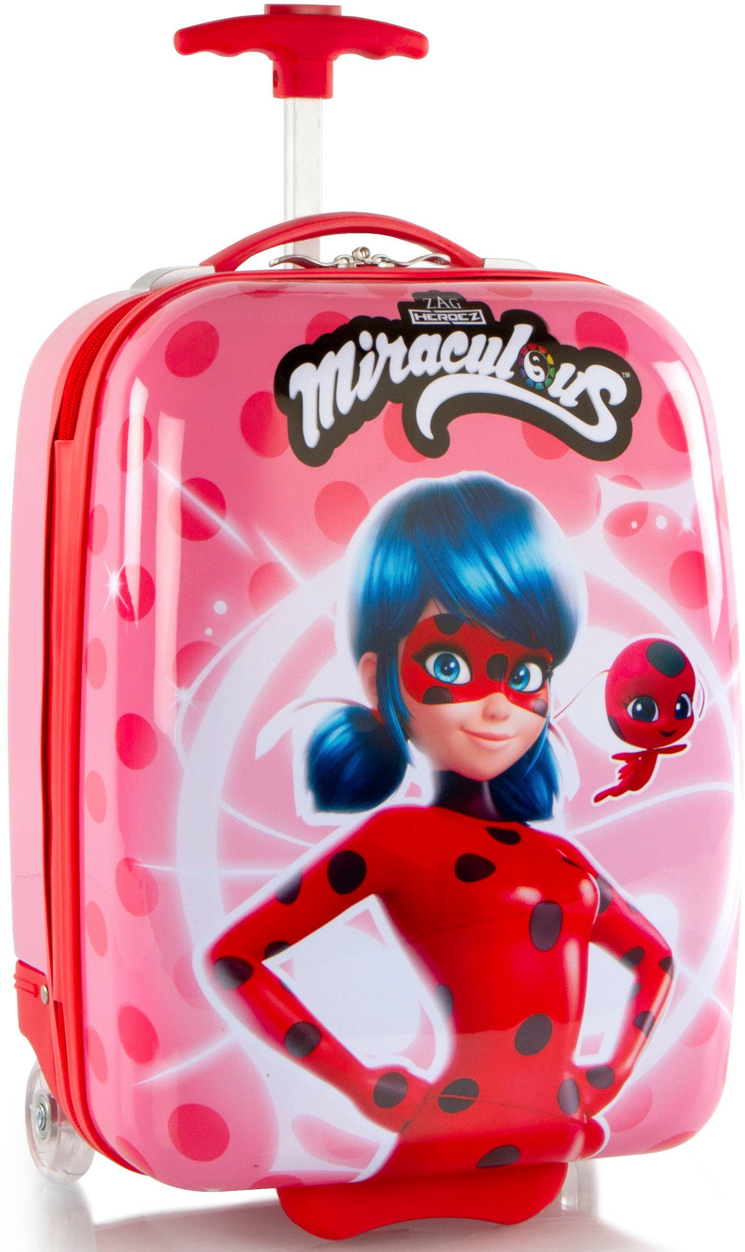 Heys Kinderkoffer Miraculous Lady Bug rosa, 46 cm