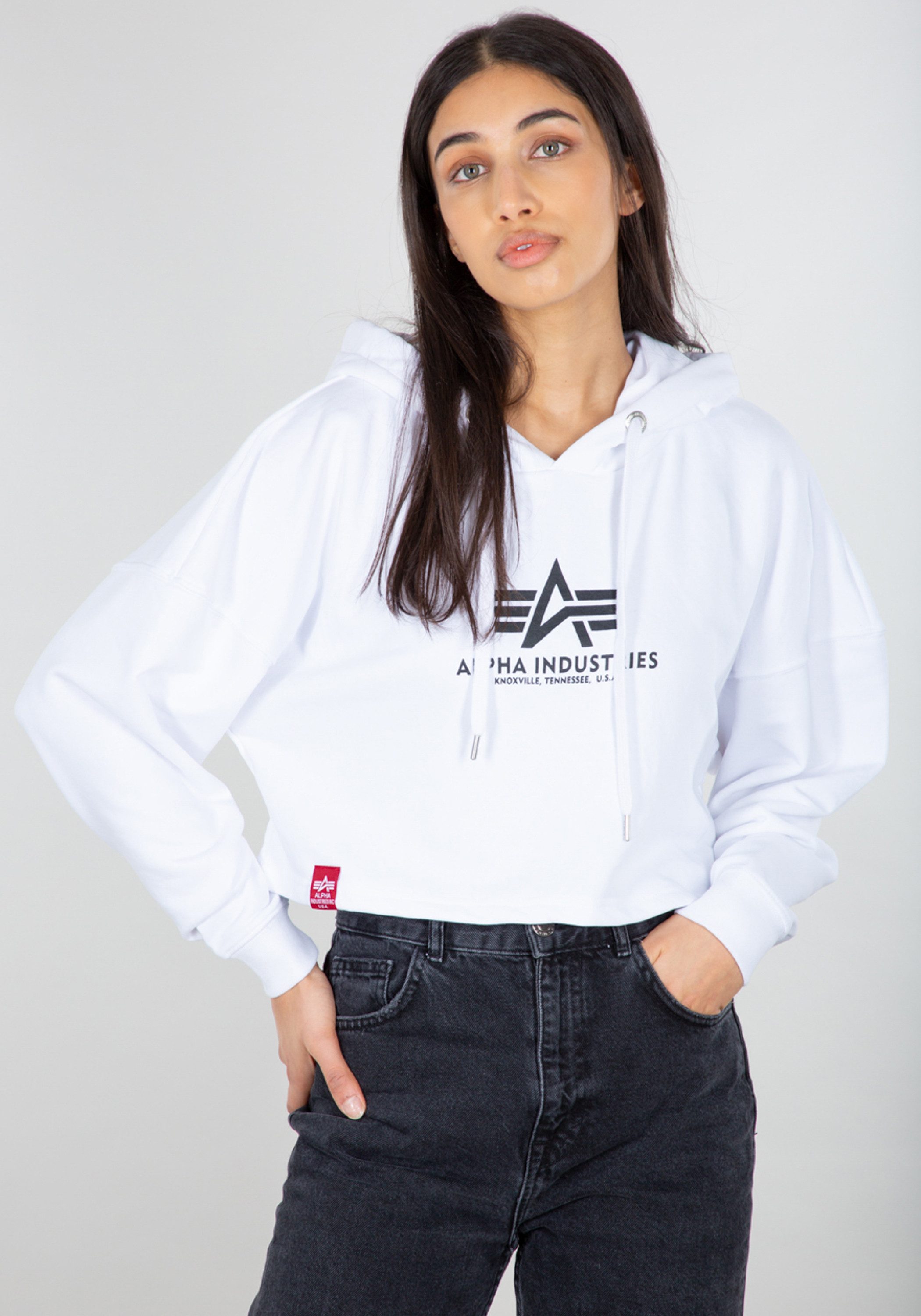 Alpha Industries Hoodie Alpha Industries Women - Hoodies Basic Hoodie COS Women dames sweaters maat S wit