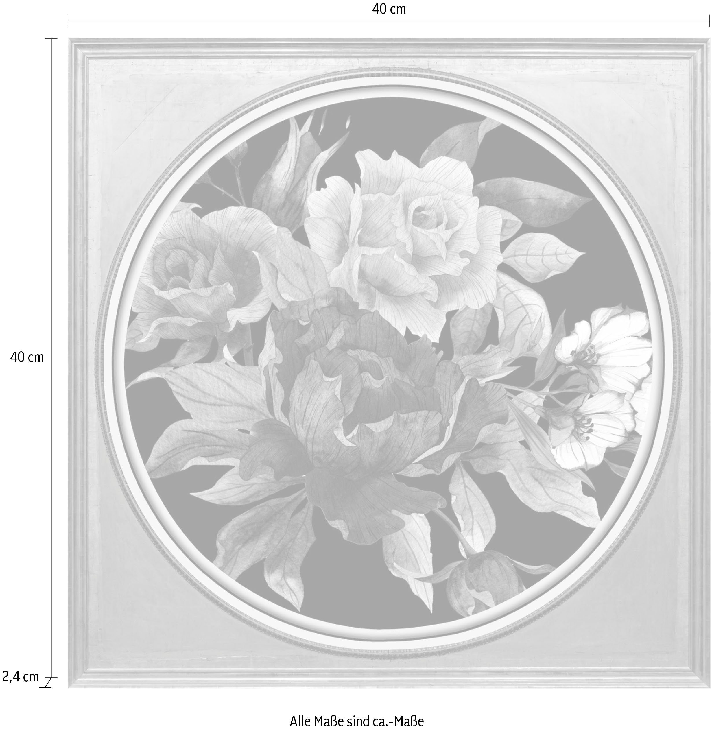 queence Artprint op acrylglas Bloemen Fine Art-print in galeriekwaliteit