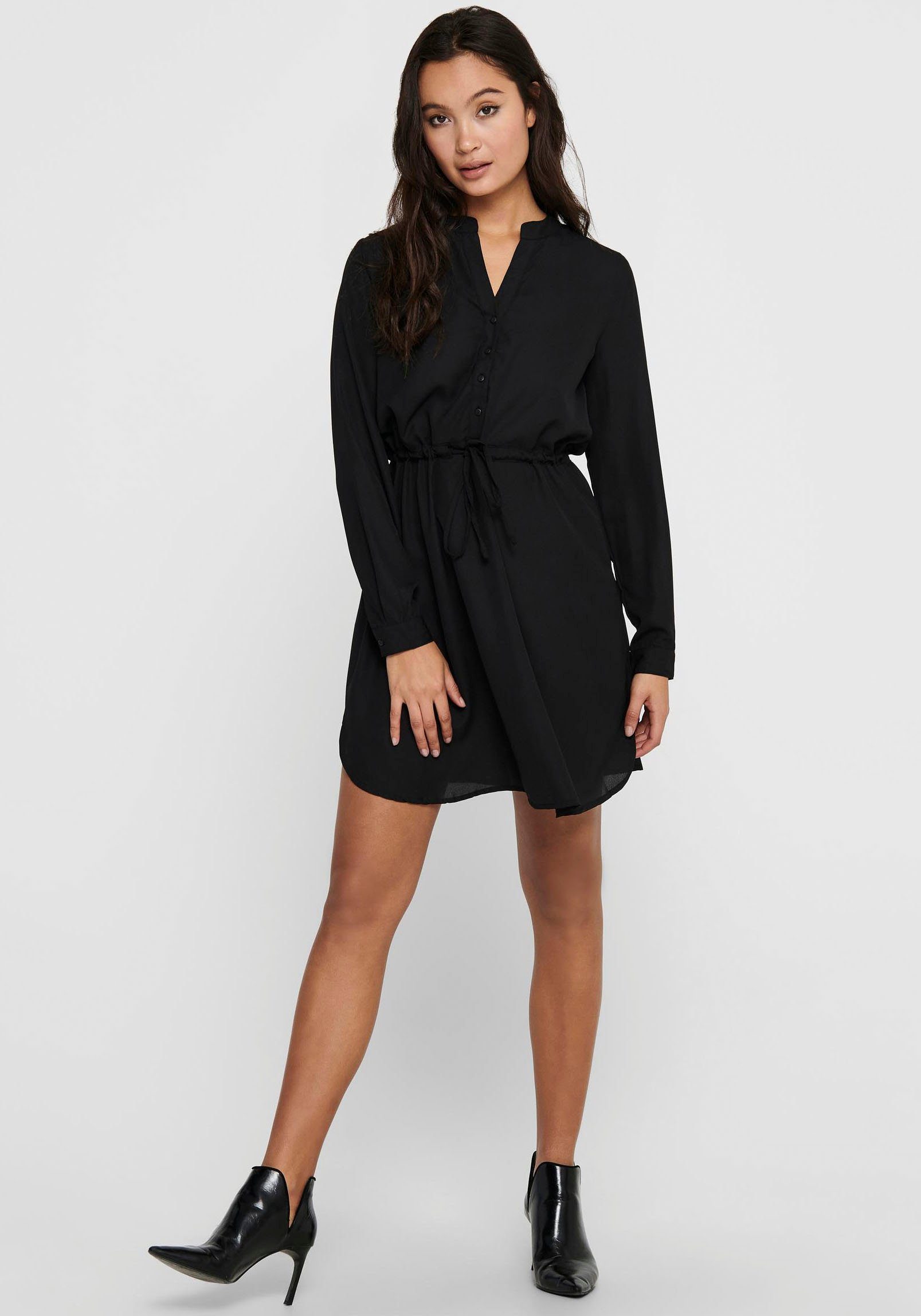 Only Gedessineerde jurk ONLCORY L/S V-NECK TUNIC