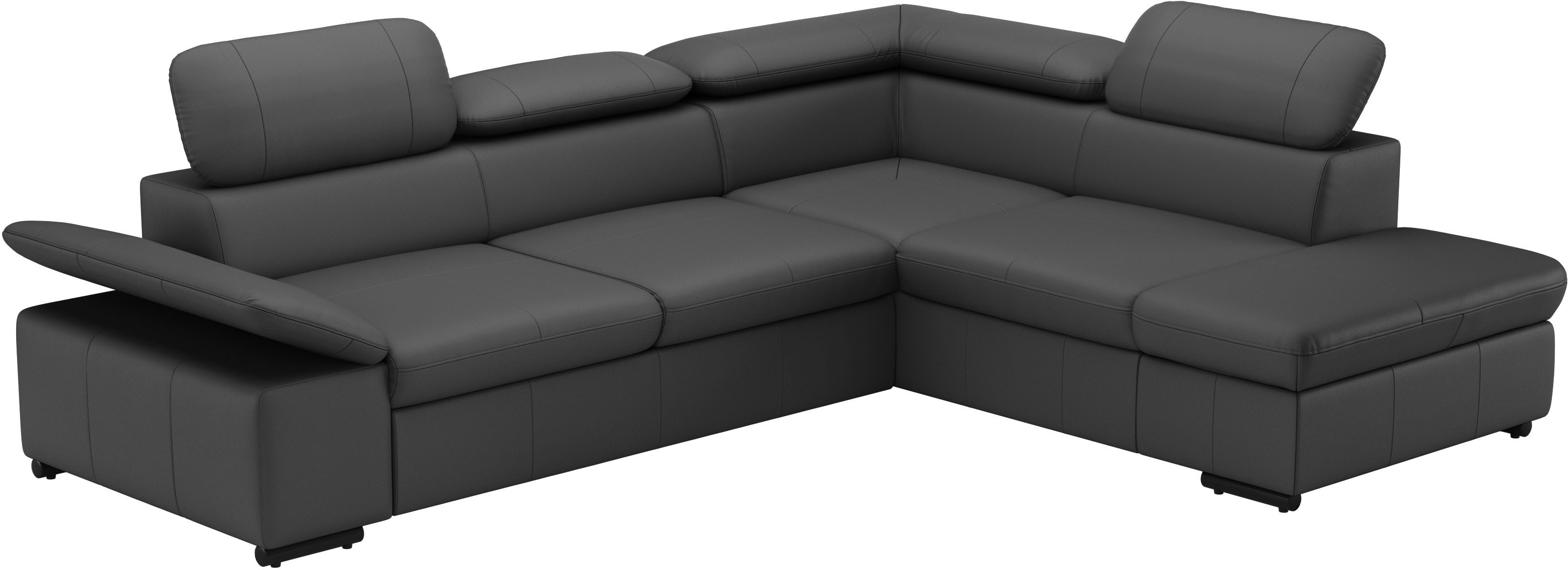sit&more Hoekbank Alcudia L-vorm met armverstelling, optionele hoofdeindverstelling en bedfunctie