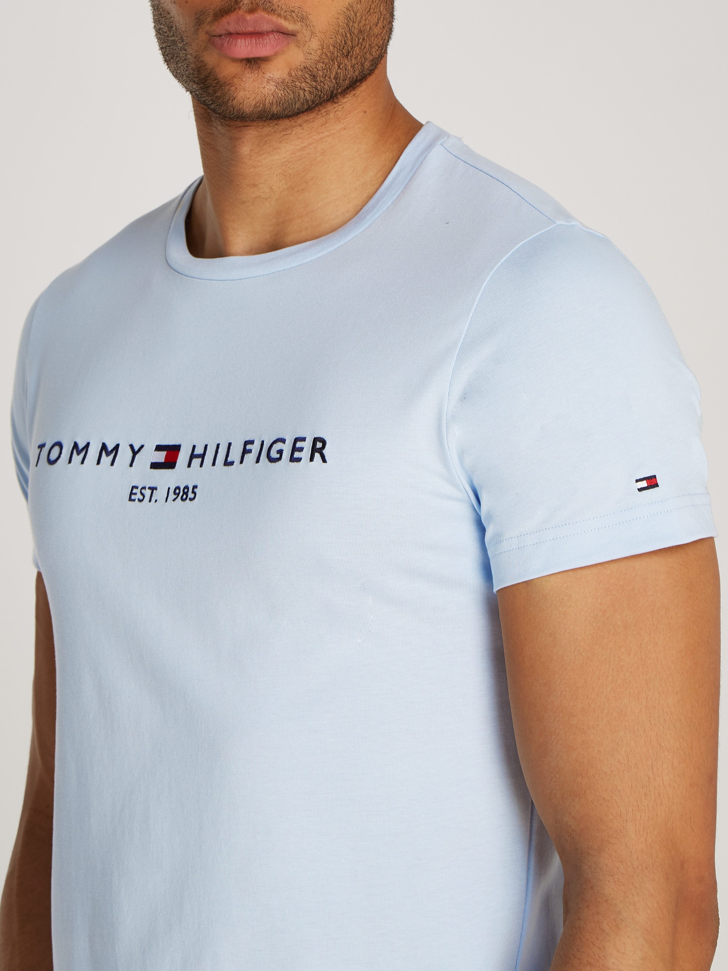 Tommy Hilfiger T-shirt Tommy Logo Tee van duurzaam katoen