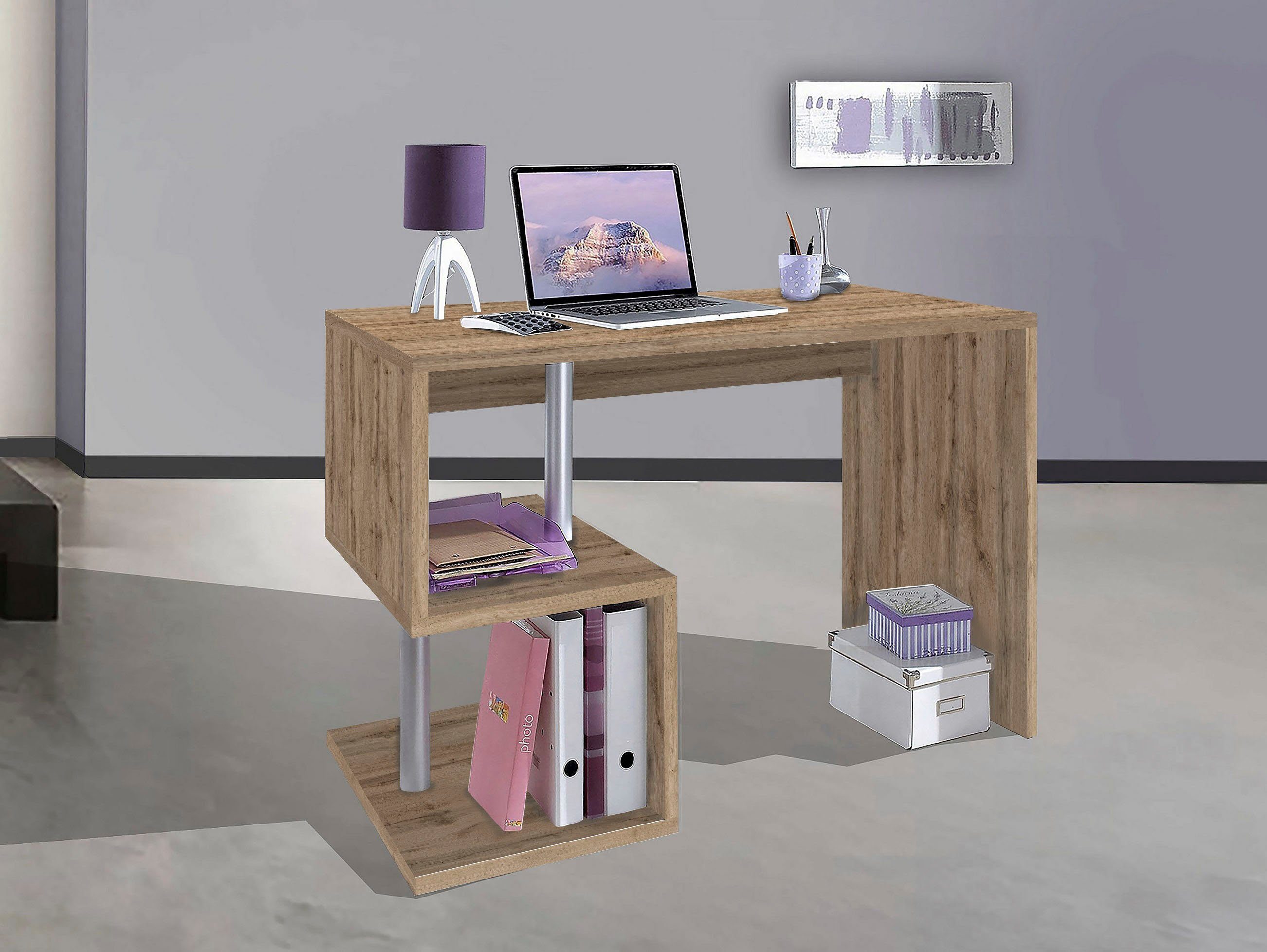 INOSIGN Bureau Essence, modern ontwerp in verschillende breedtes, met en zonder monitorsteun, gemaakt in italië