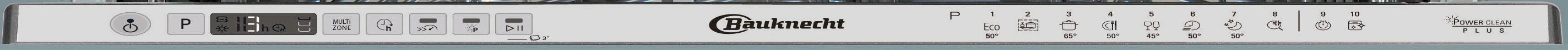 BAUKNECHT Volledig geïntegreerde vaatwasser OBIO POWERCLEAN 6330, 82 cm x 59,8 cm