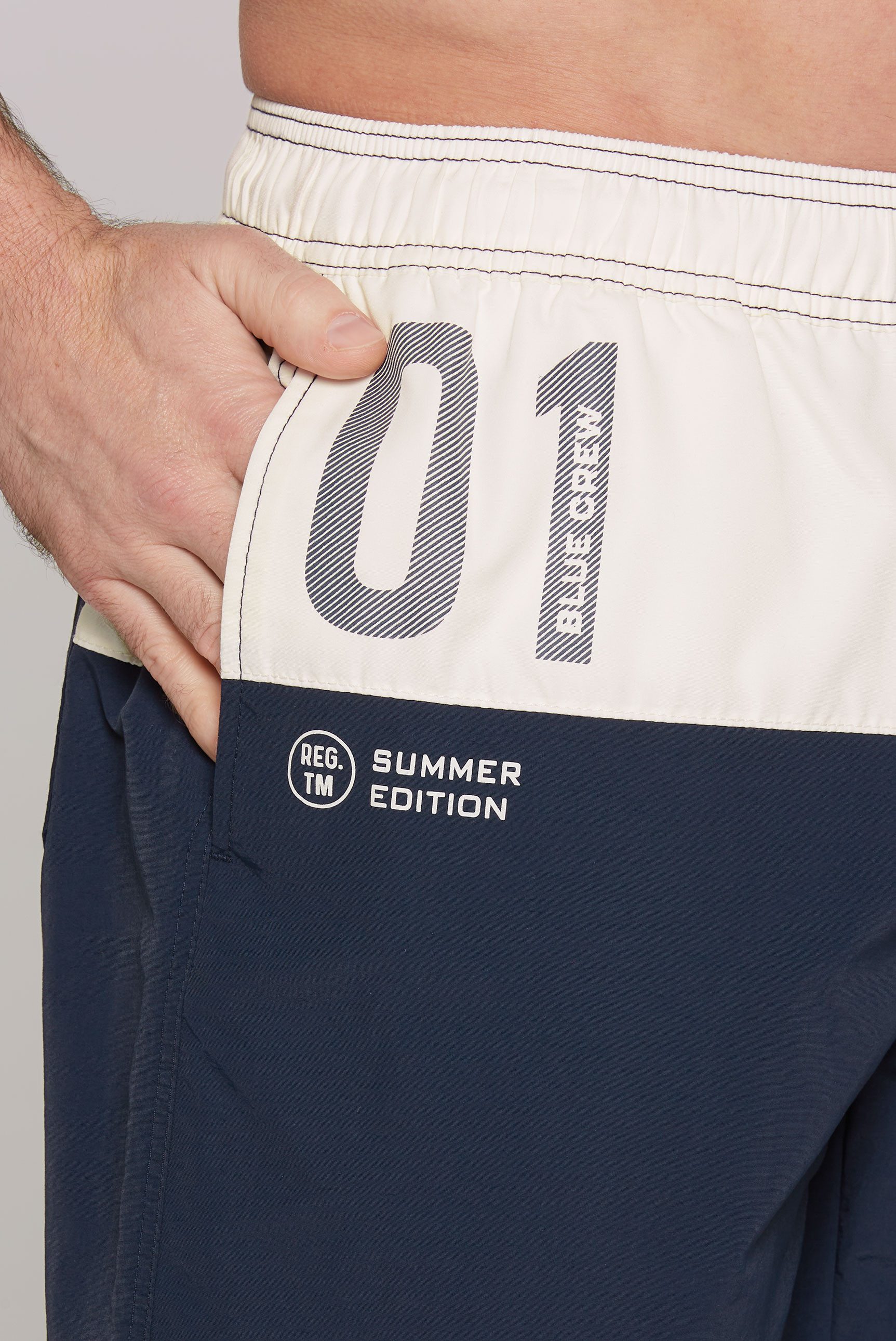 CAMP DAVID Zwemshort met logoprint