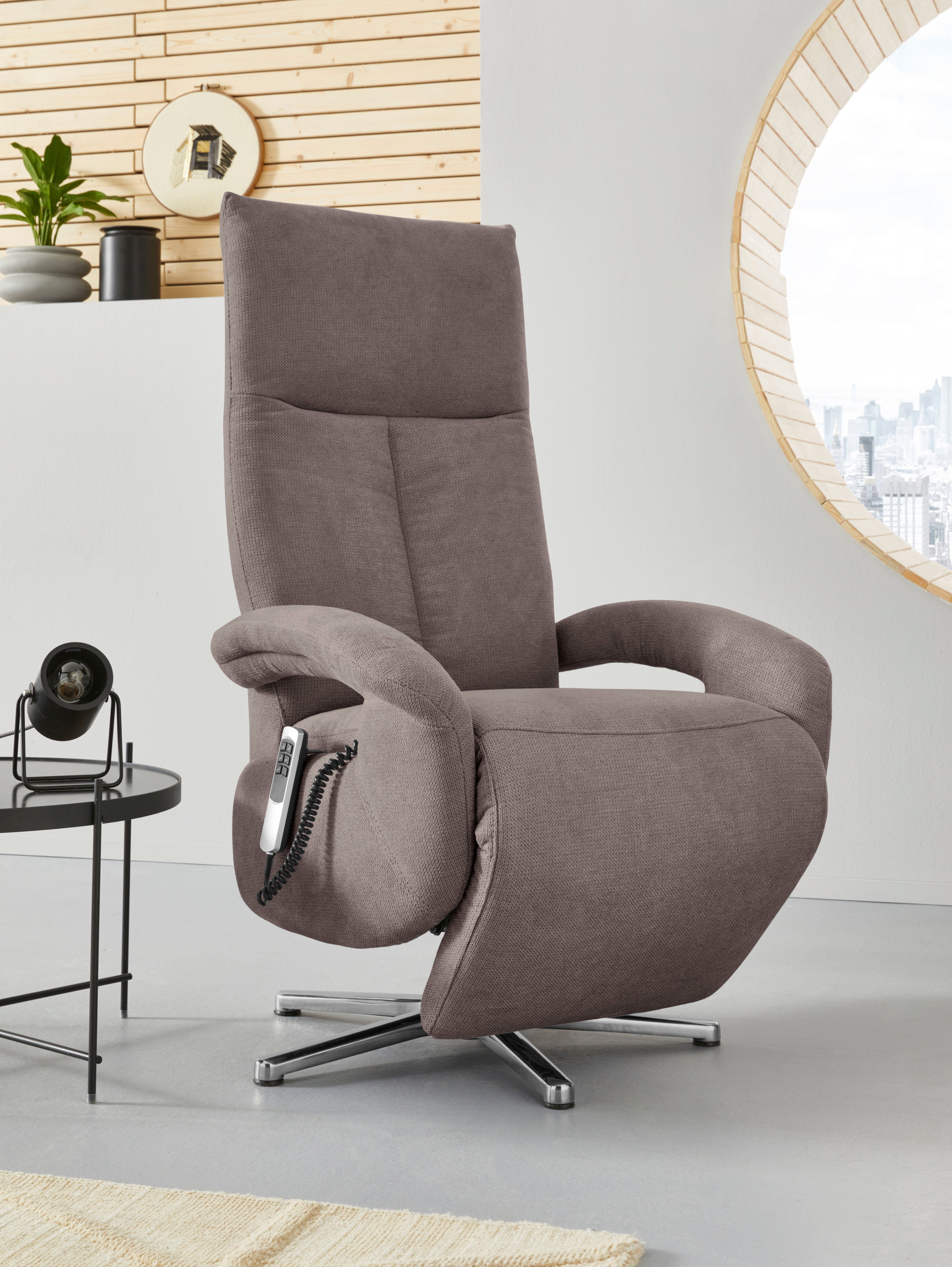 Places of Style Relaxfauteuil Tycoon naar keuze handmatig, met twee motoren of met twee motoren en a